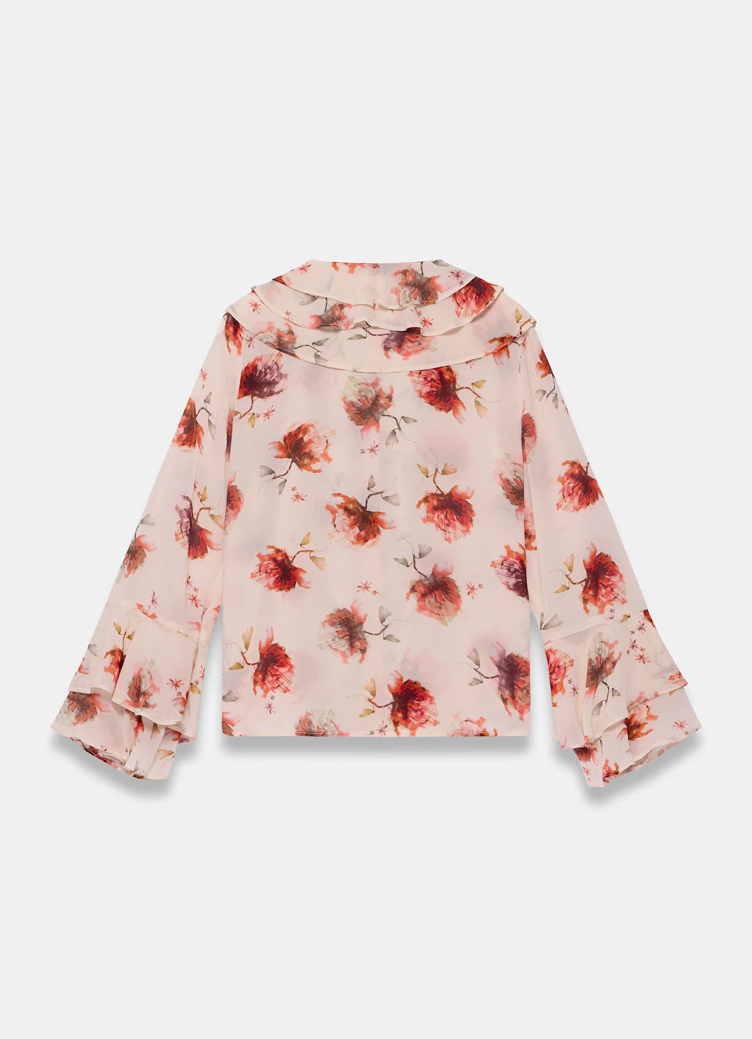 5504-cream-floral-print-blouse-7.webp Cream Floral Print Blouse