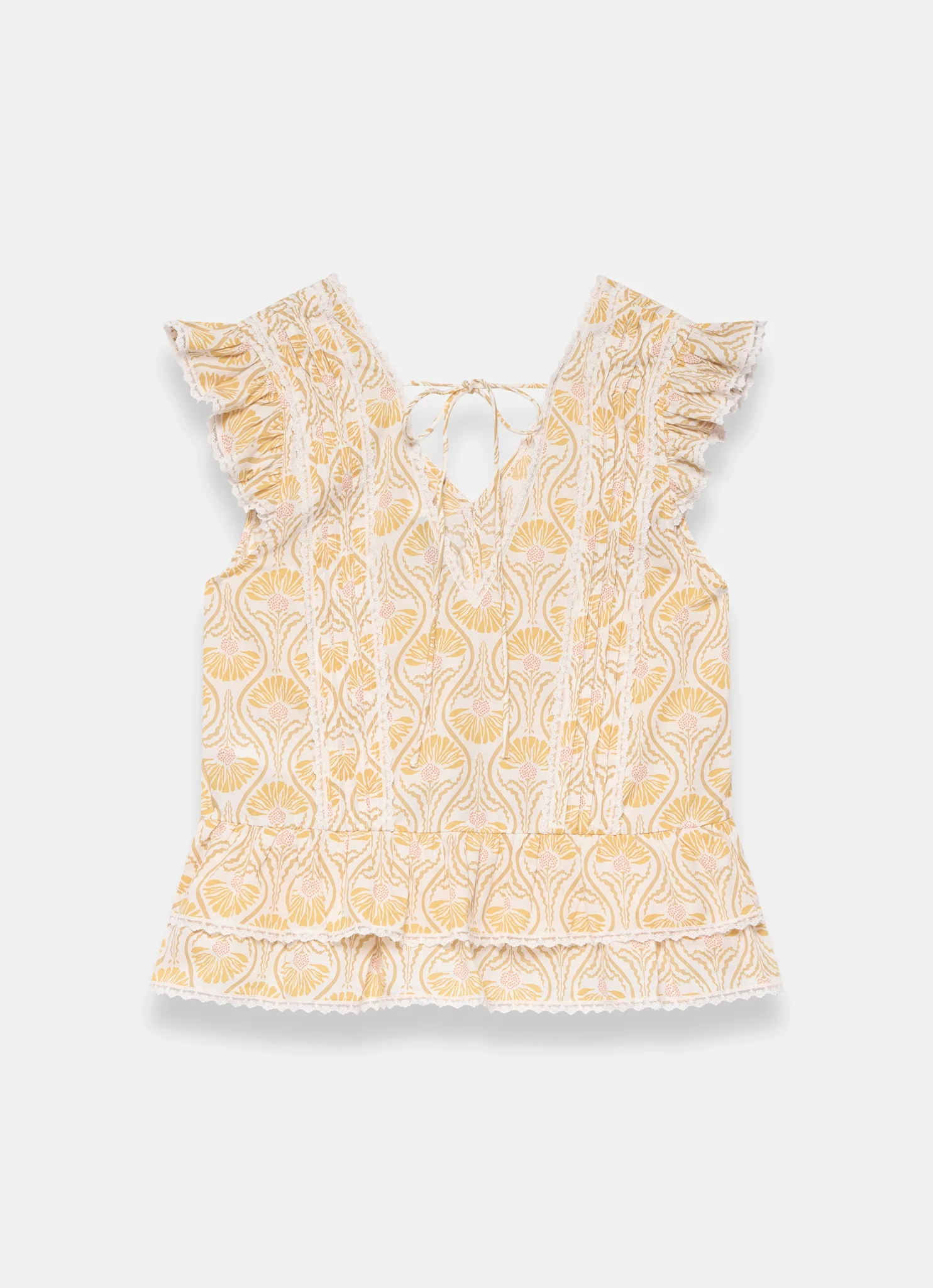 5516-yellow-cotton-floral-print-top-7.webp Yellow Cotton Floral Print Top