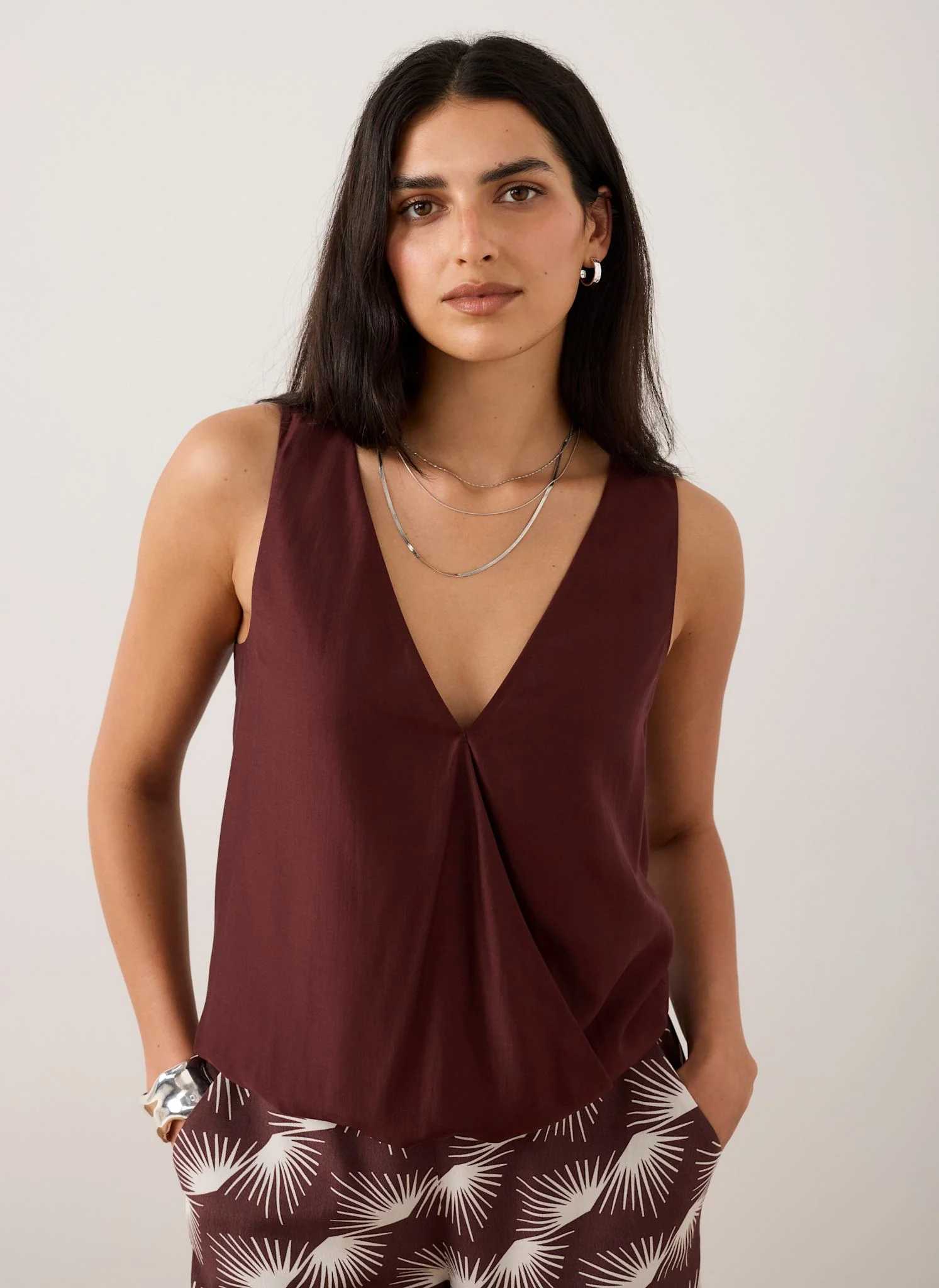 5522-burgundy-gathered-cami-top-2.webp Burgundy Gathered Cami Top