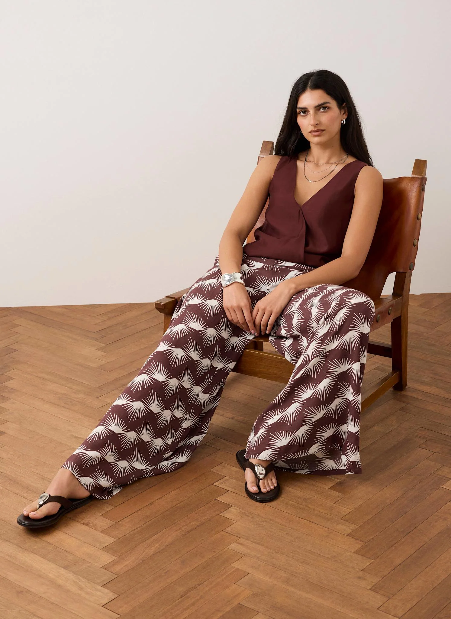 5522-burgundy-gathered-cami-top-3.webp Burgundy Gathered Cami Top
