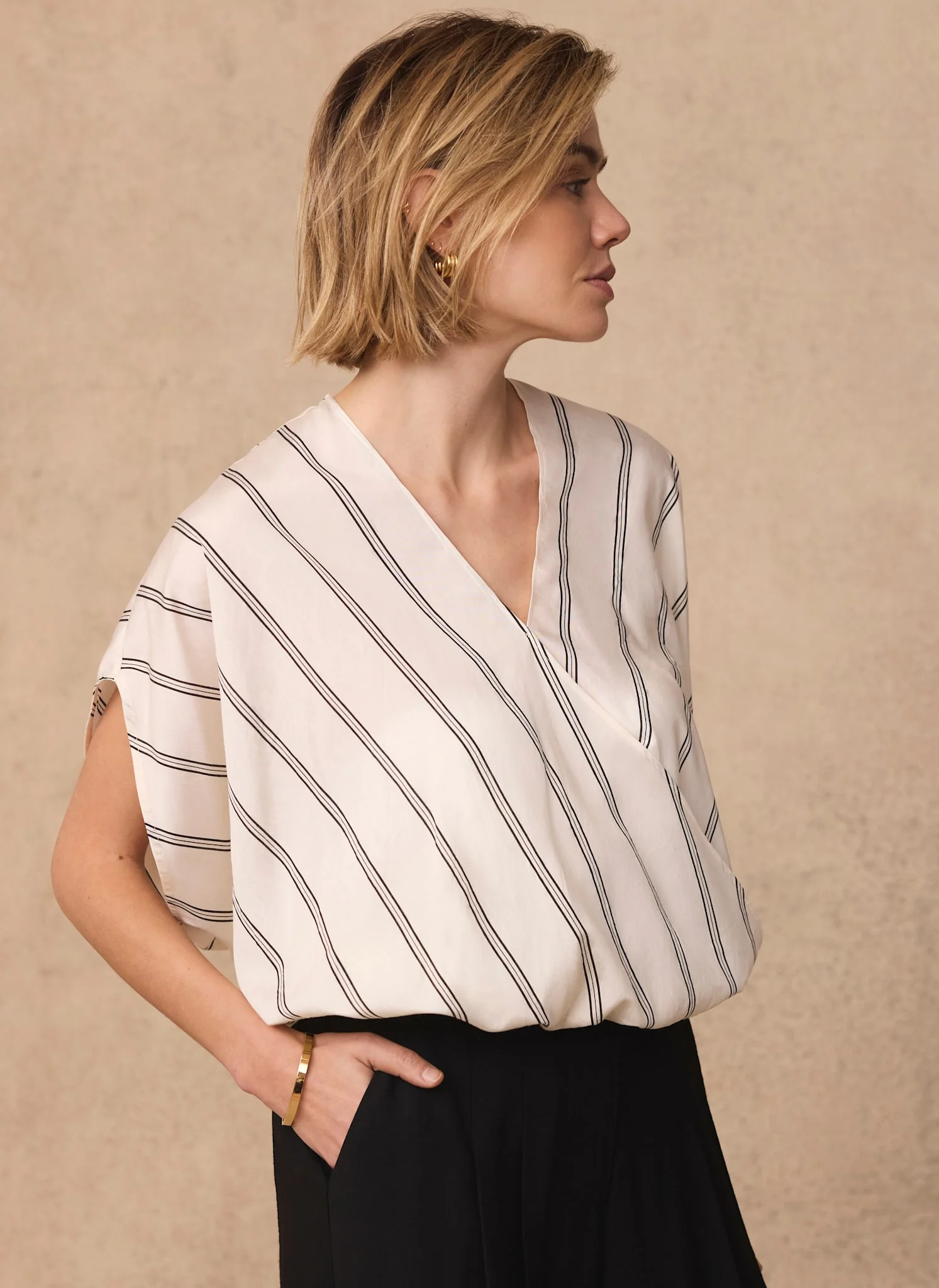 5546-neutral-pinstriped-wrap-blouse-5.webp Neutral Pinstriped Wrap Blouse