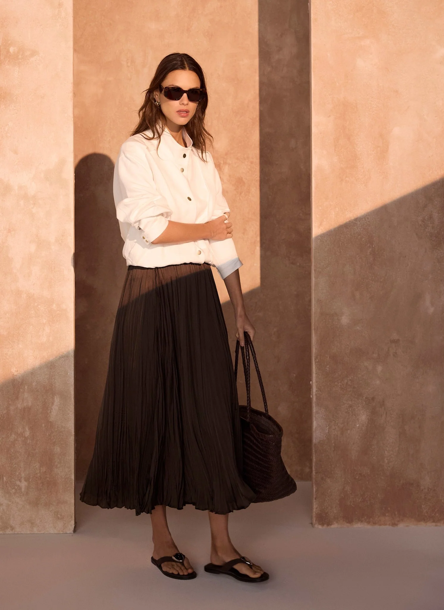 5560-brown-crinkle-maxi-skirt-2.webp Brown Crinkle Maxi Skirt