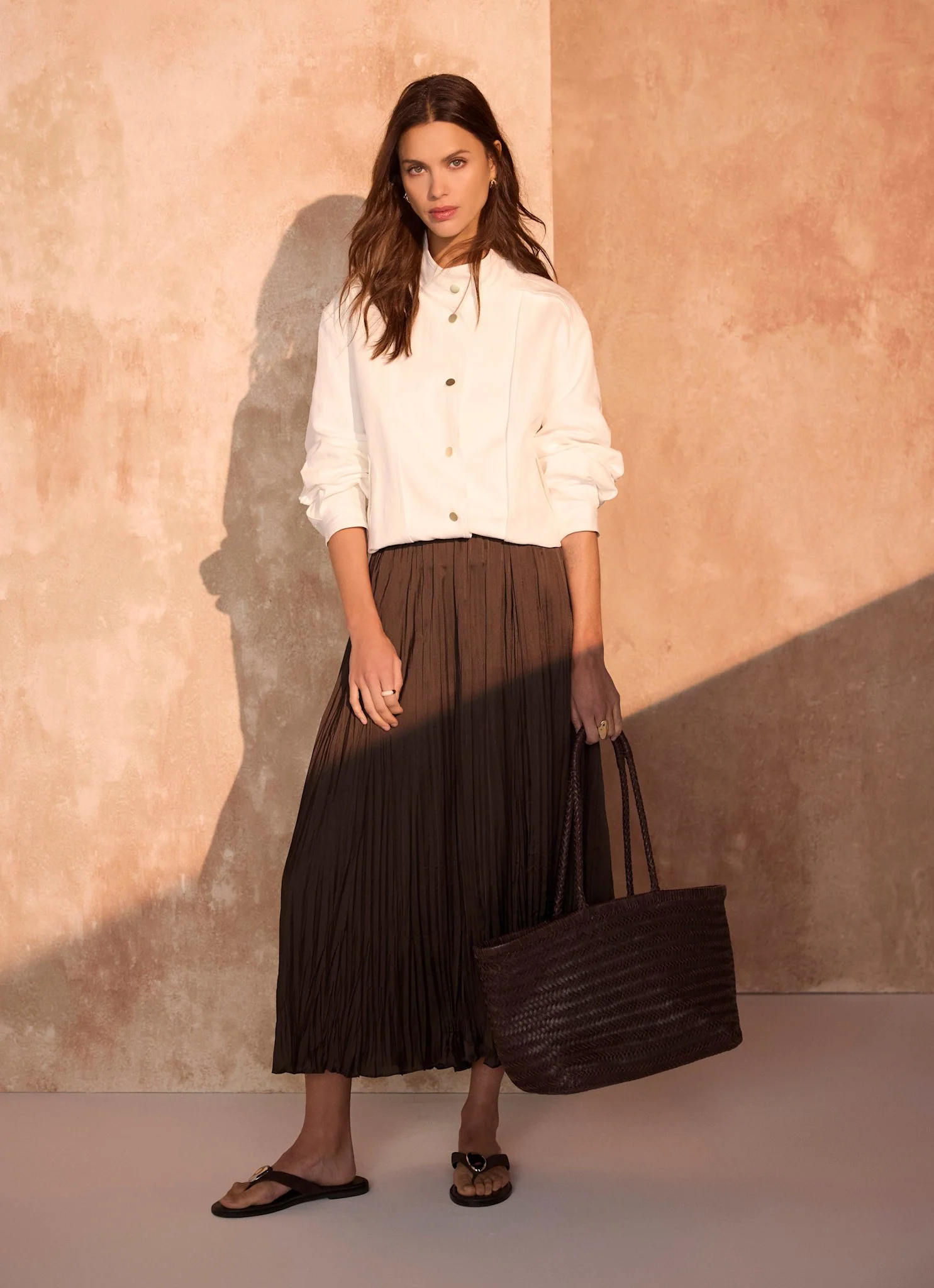 5560-brown-crinkle-maxi-skirt-3.webp Brown Crinkle Maxi Skirt