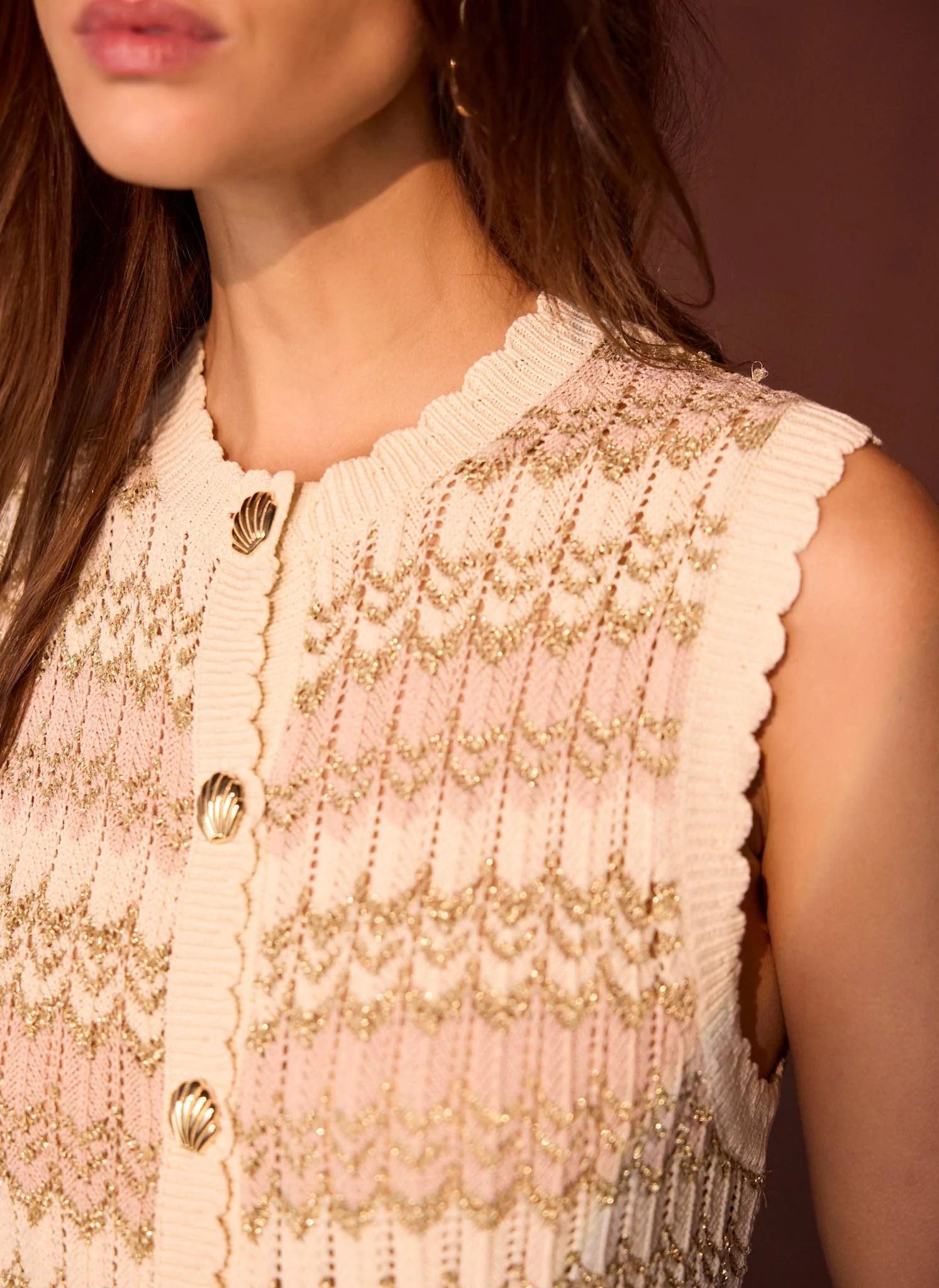 5574-neutral-striped-crochet-waistcoat-4.webp Neutral Striped Crochet Waistcoat