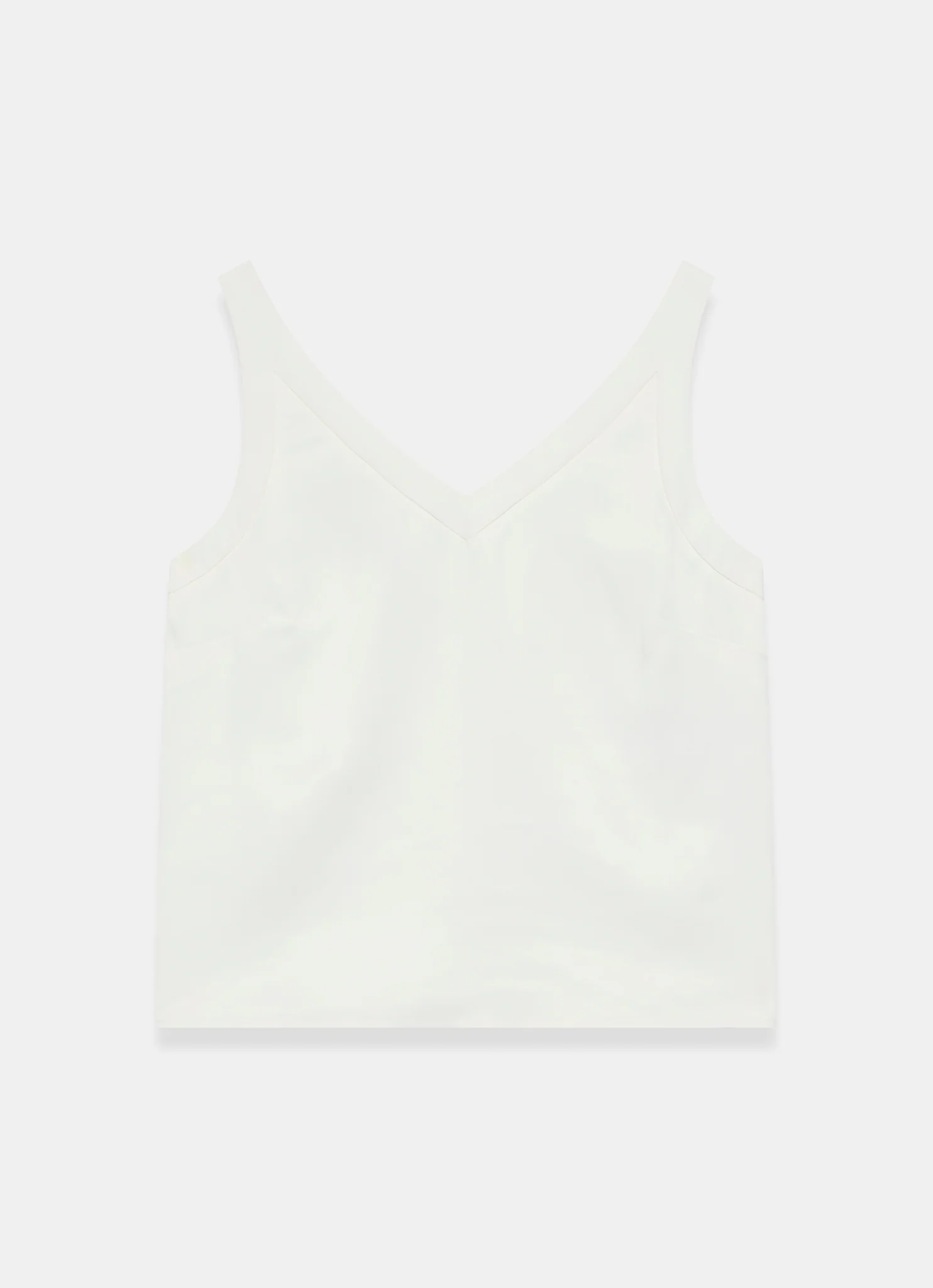 White Trim Detail Camisole Top
