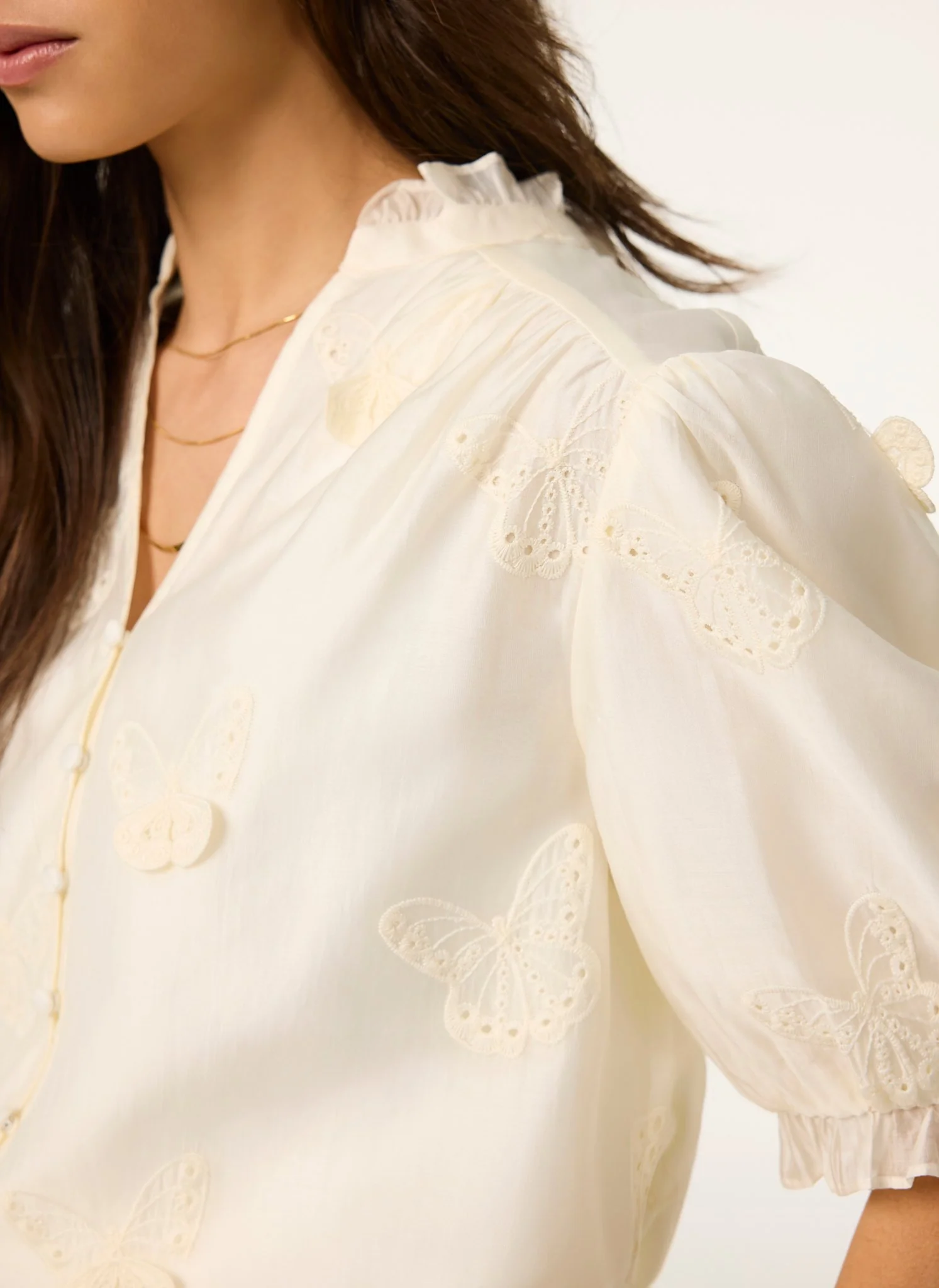 5608-white-butterfly-detail-blouse-4.webp White Butterfly Detail Blouse