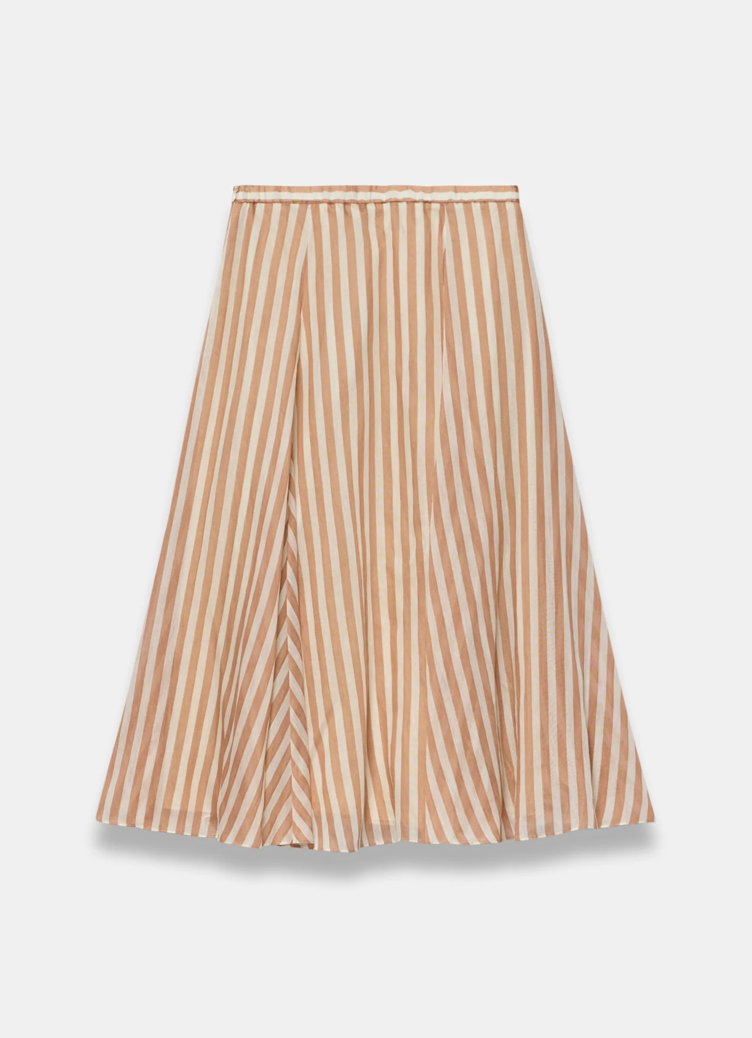 5634-orange-striped-a-line-midi-skirt-7.webp Orange Striped A Line Midi Skirt