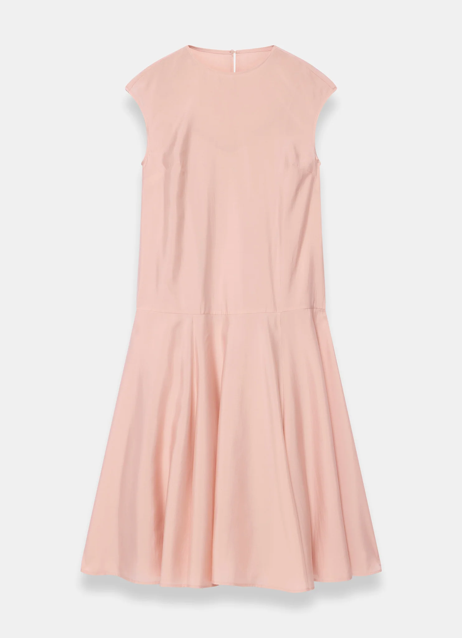 Pink Full Hem Midi Dress