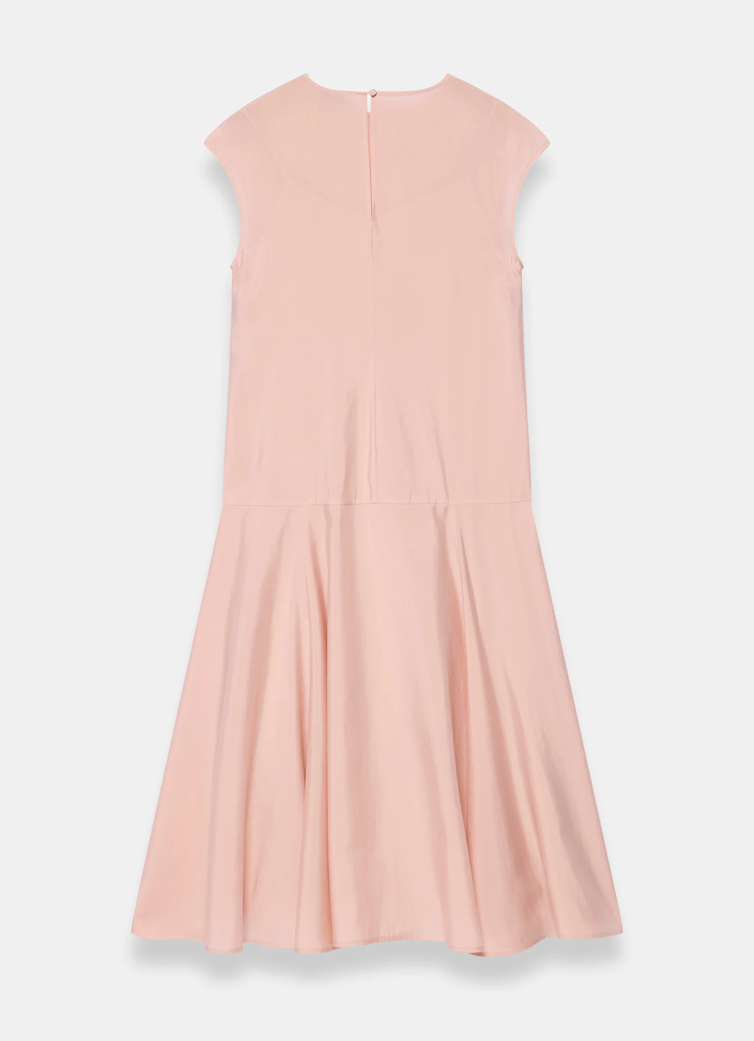 Pink Full Hem Midi Dress