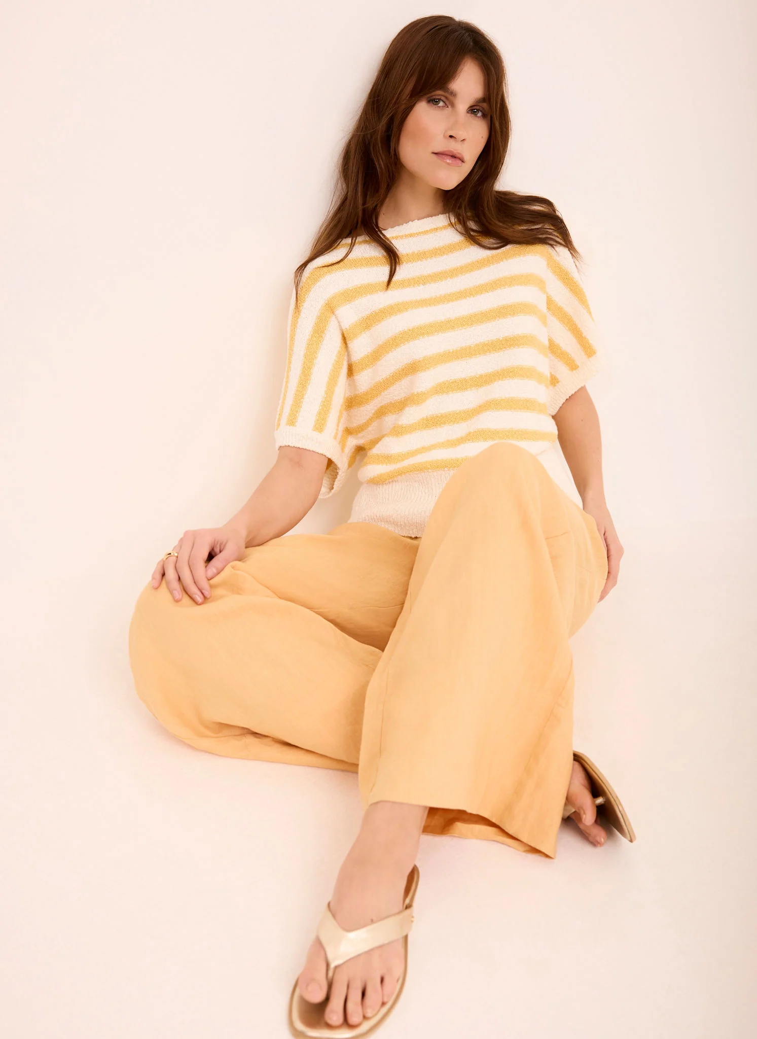 5780-yellow-striped-textured-knit-top-5.webp Yellow Striped Textured Knit Top
