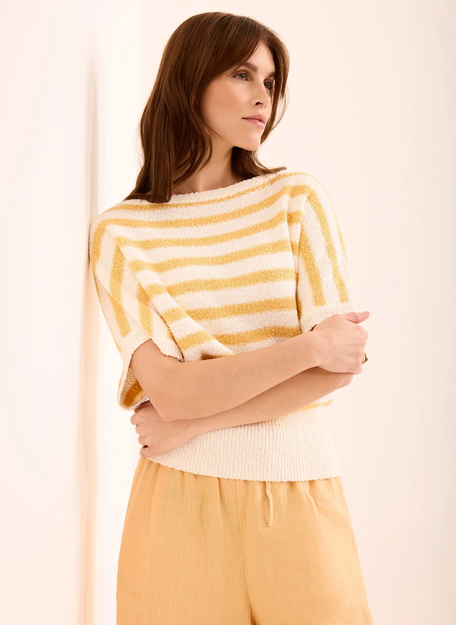 5780-yellow-striped-textured-knit-top-6.webp Yellow Striped Textured Knit Top