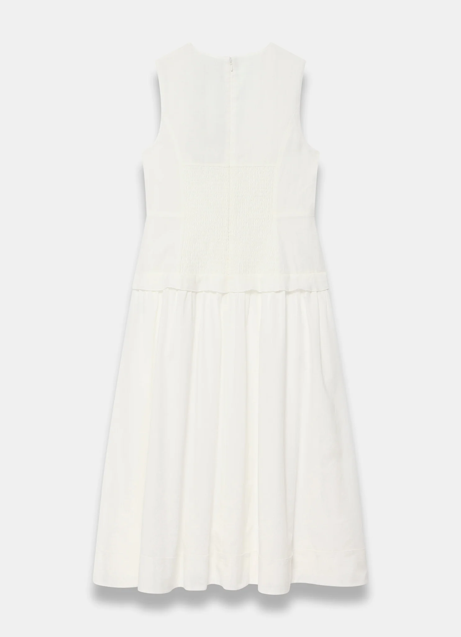 5808-white-ramie-drop-waist-maxi-dress-7.webp White Ramie Drop Waist Maxi Dress