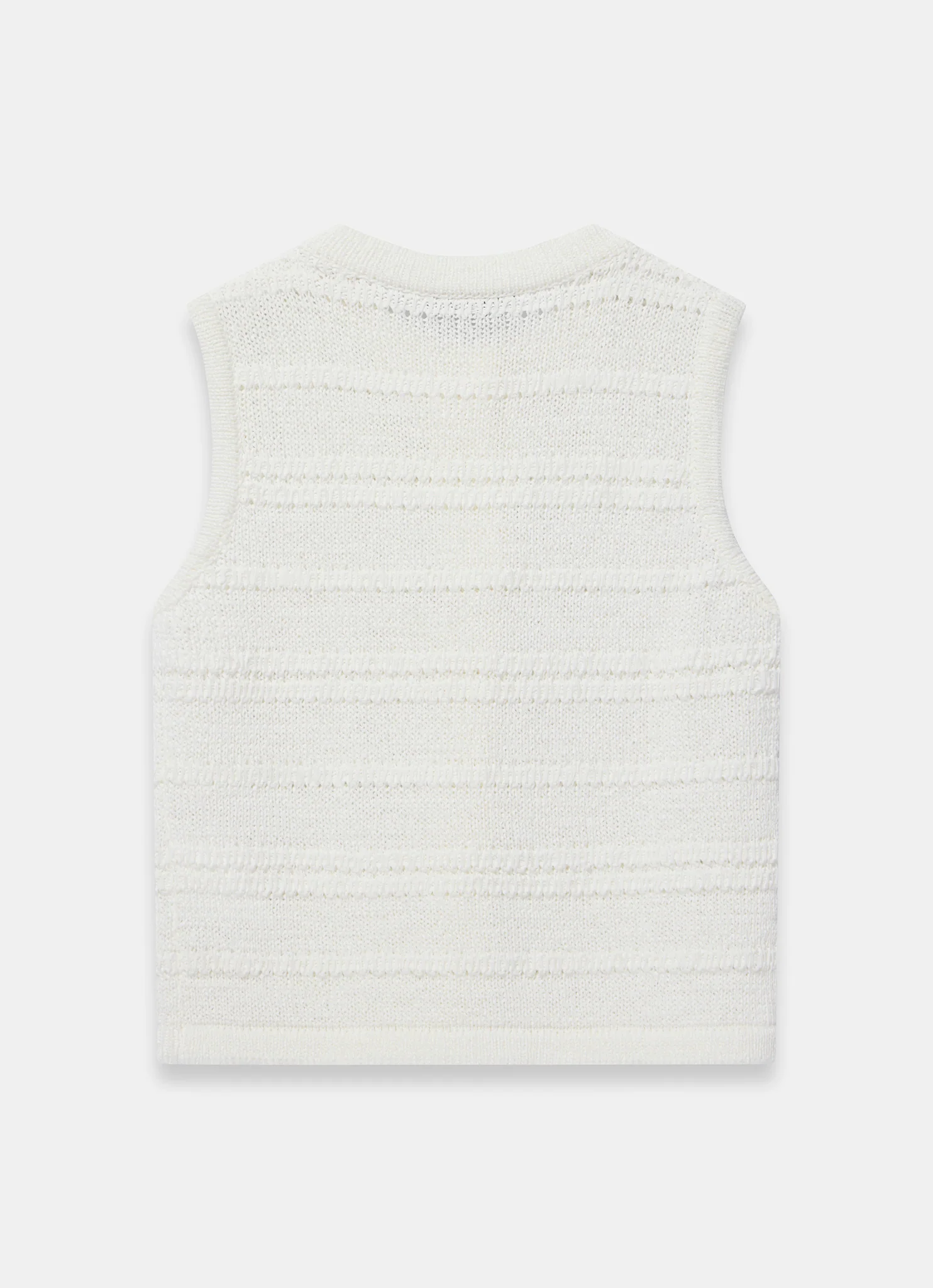 589-xs-xs-variation-8.webp White Cotton Blend Button Detail Knit Top