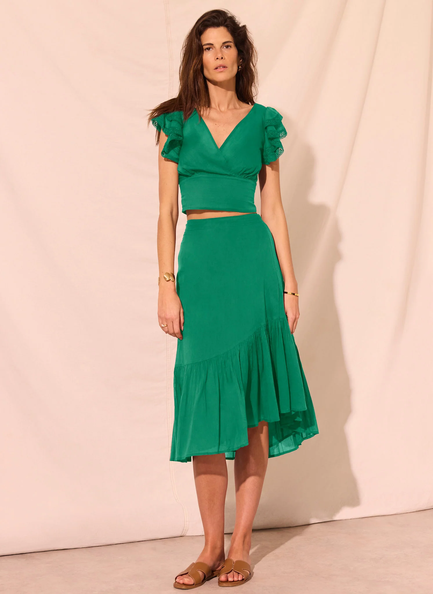596-dir-5dbc98dcc983-s-variation-3.webp Green Cotton Top and Midi Skirt Set