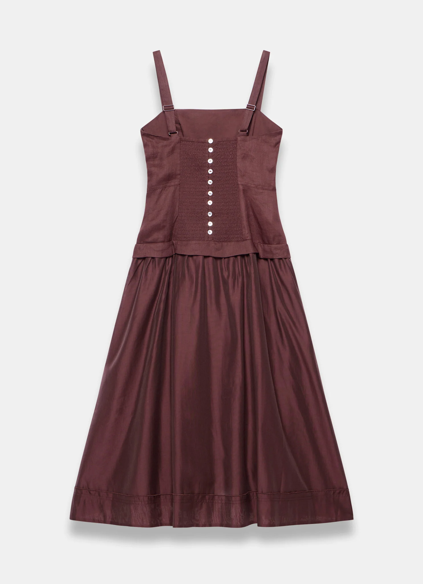 5970-burgundy-ramie-drop-waist-midi-dress-8.webp Burgundy Ramie Drop Waist Midi Dress