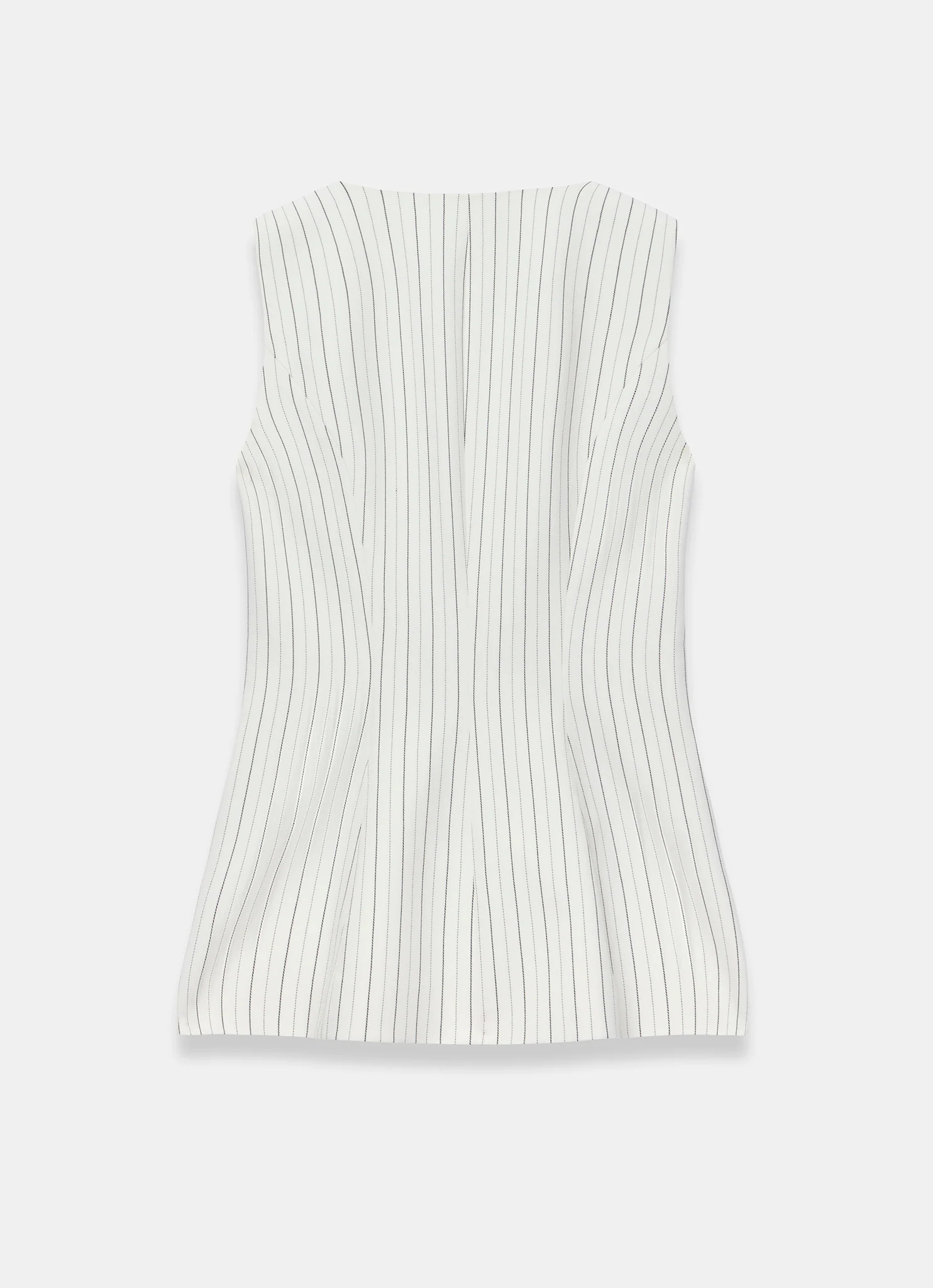 600-white-pinstripe-asymmetric-waistcoat-8.webp White Pinstripe Asymmetric Waistcoat