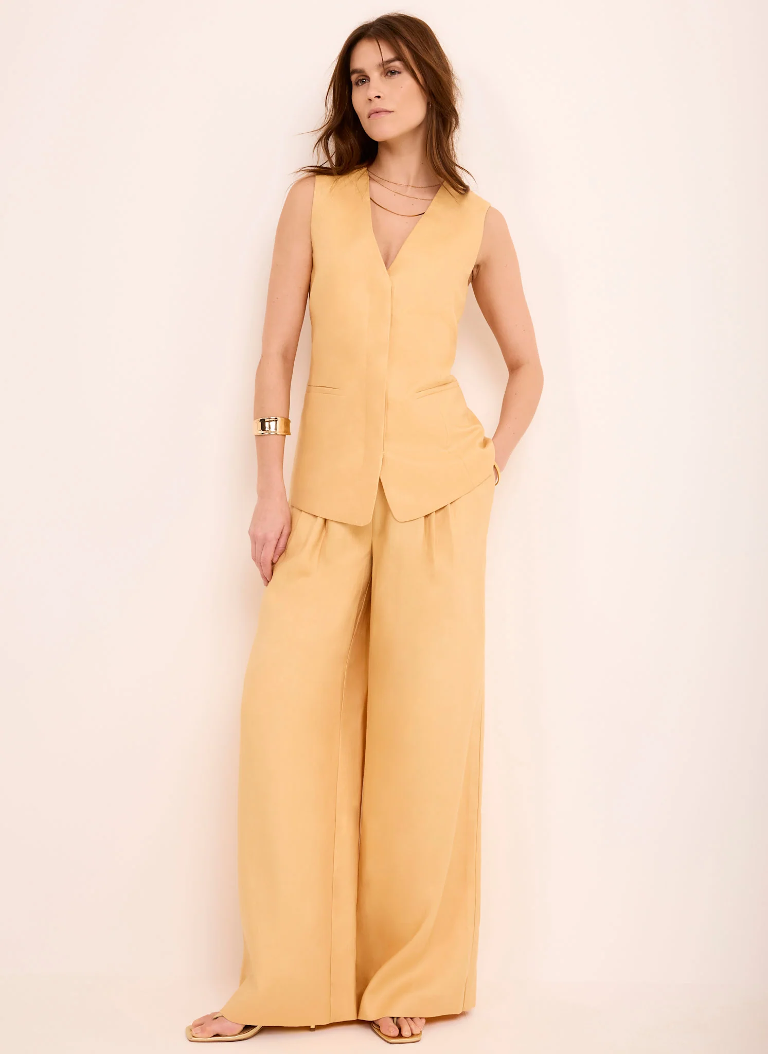 6006-yellow-ramie-longline-waistcoat-3.webp Yellow Ramie Longline Waistcoat