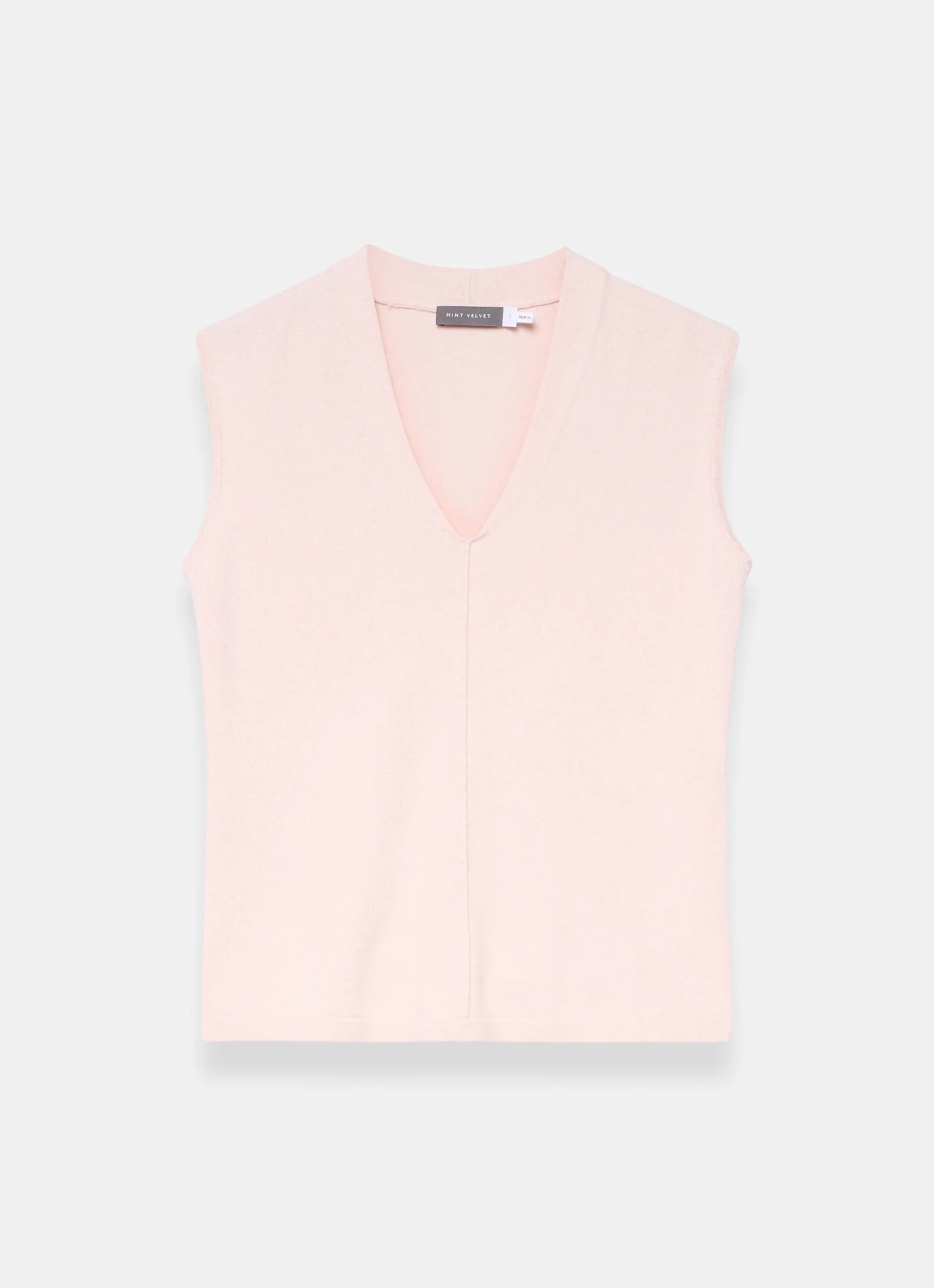 6026-pink-wool-blend-sleeveless-knit-top-6.webp Pink Wool Blend Sleeveless Knit Top