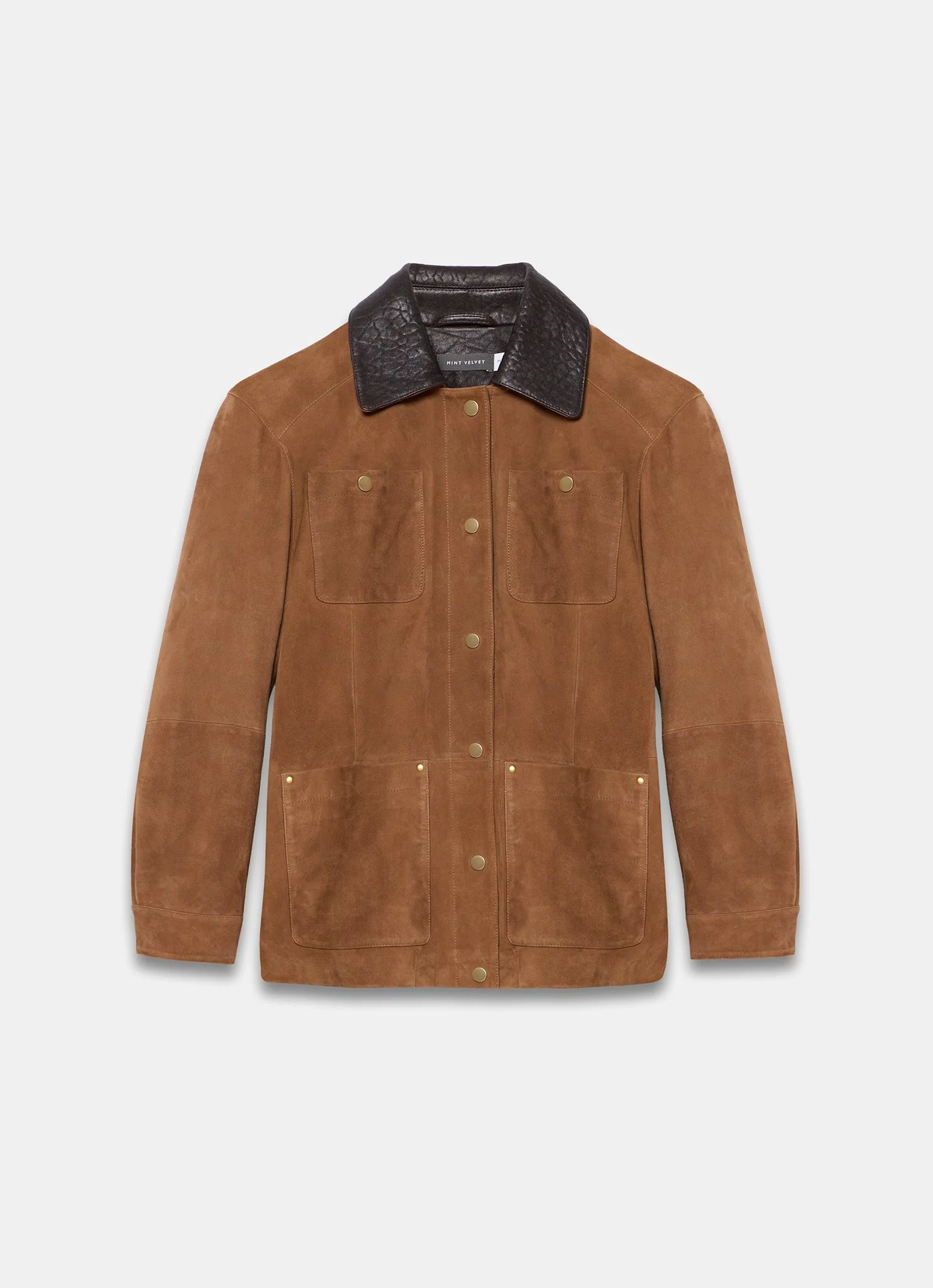 Tan Suede Barn Jacket