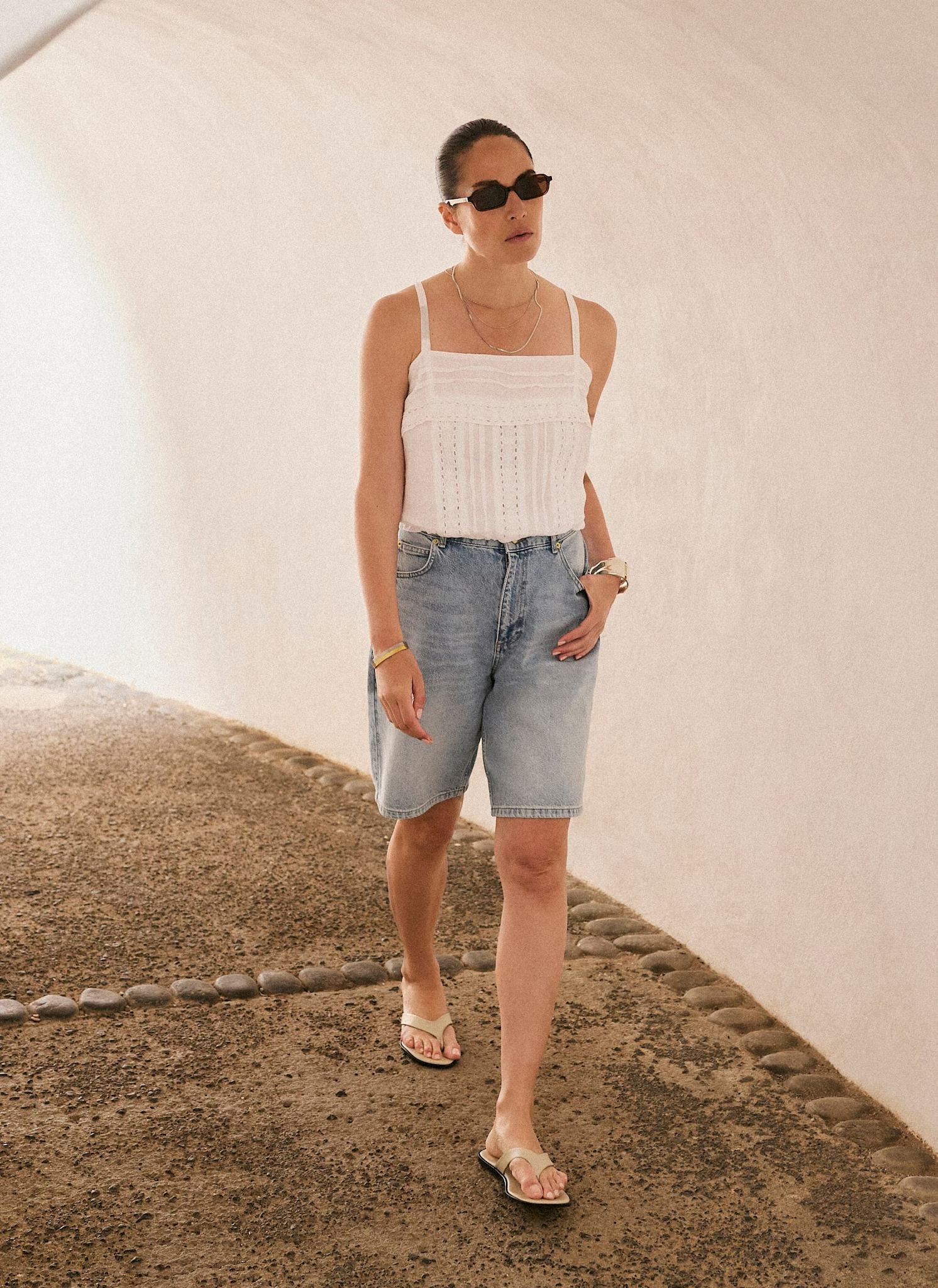 6244-denim-mid-length-shorts-3.jpg Denim Mid Length Shorts