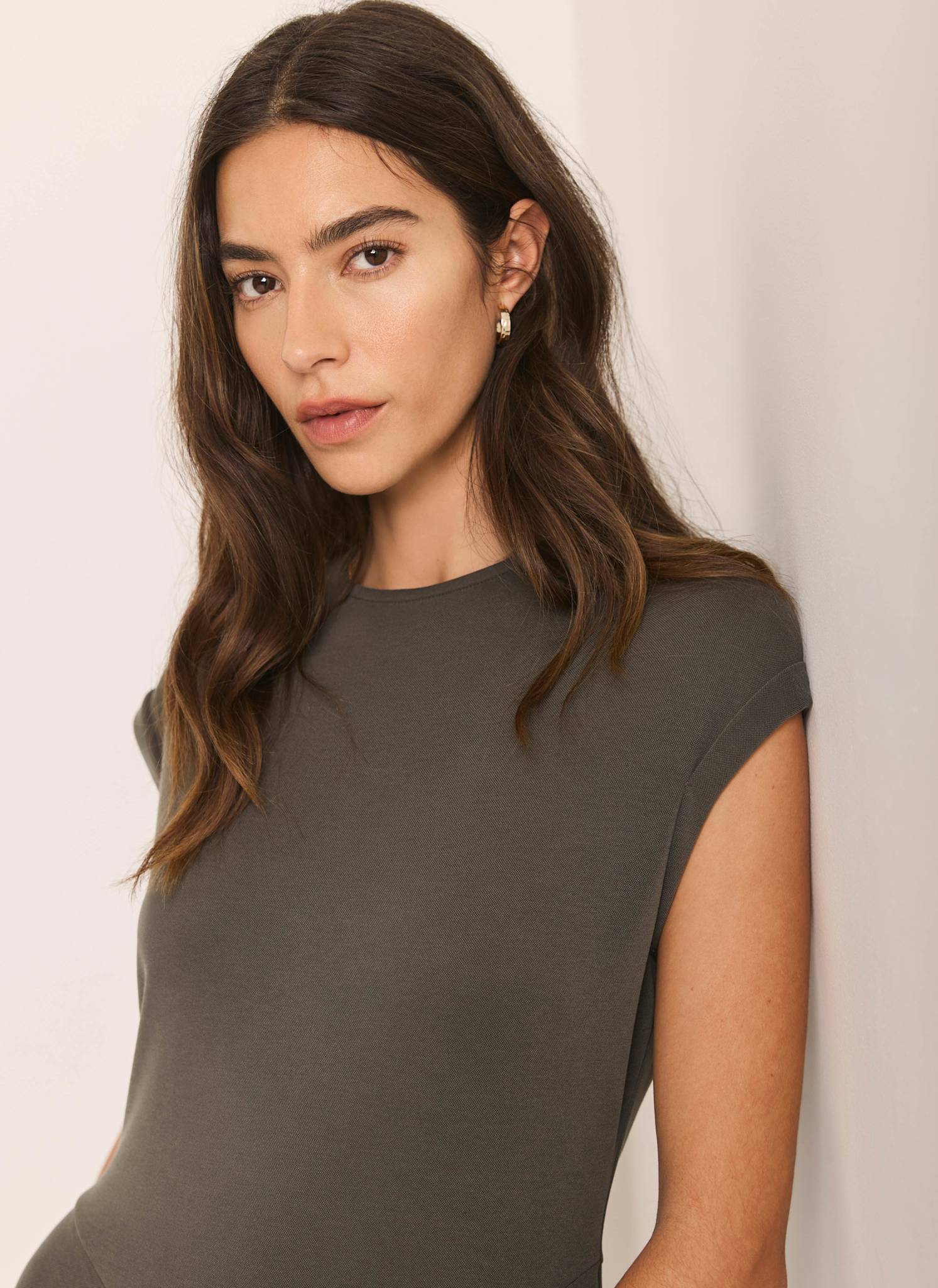 6272-khaki-jersey-asymmetric-midi-dress-6.jpg Khaki Jersey Asymmetric Midi Dress