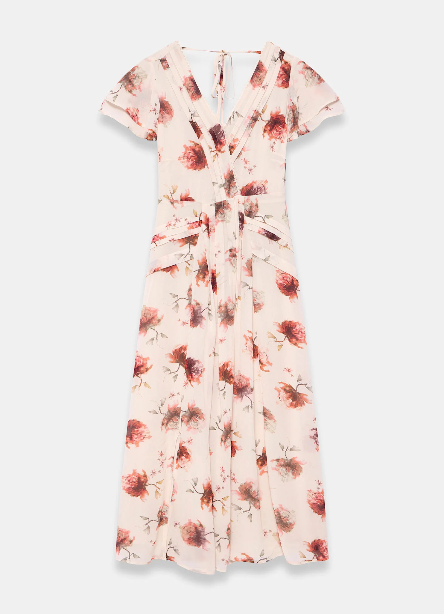 6294-cream-floral-print-midi-dress-6.webp Cream Floral Print Midi Dress