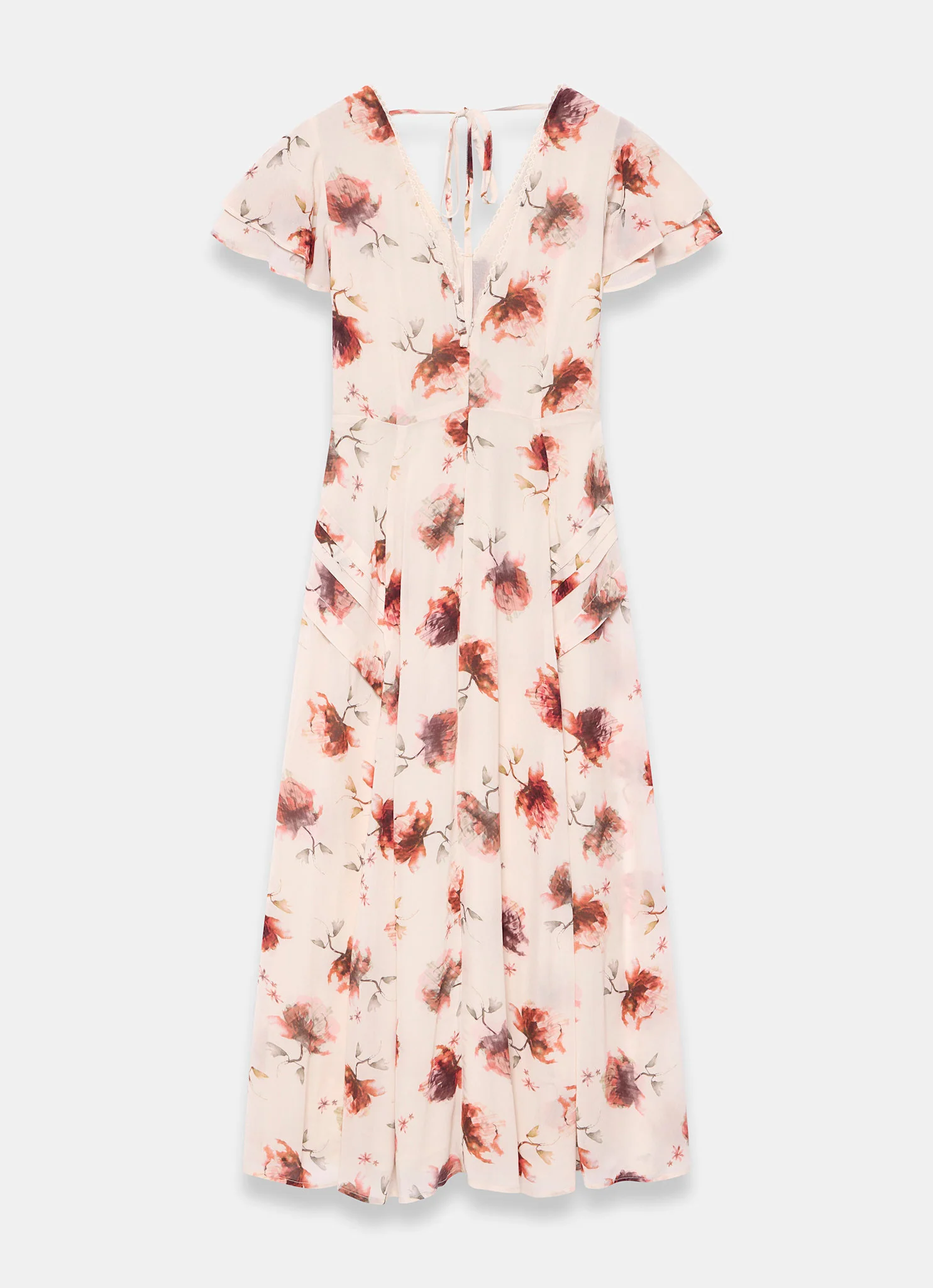 6294-cream-floral-print-midi-dress-7.webp Cream Floral Print Midi Dress