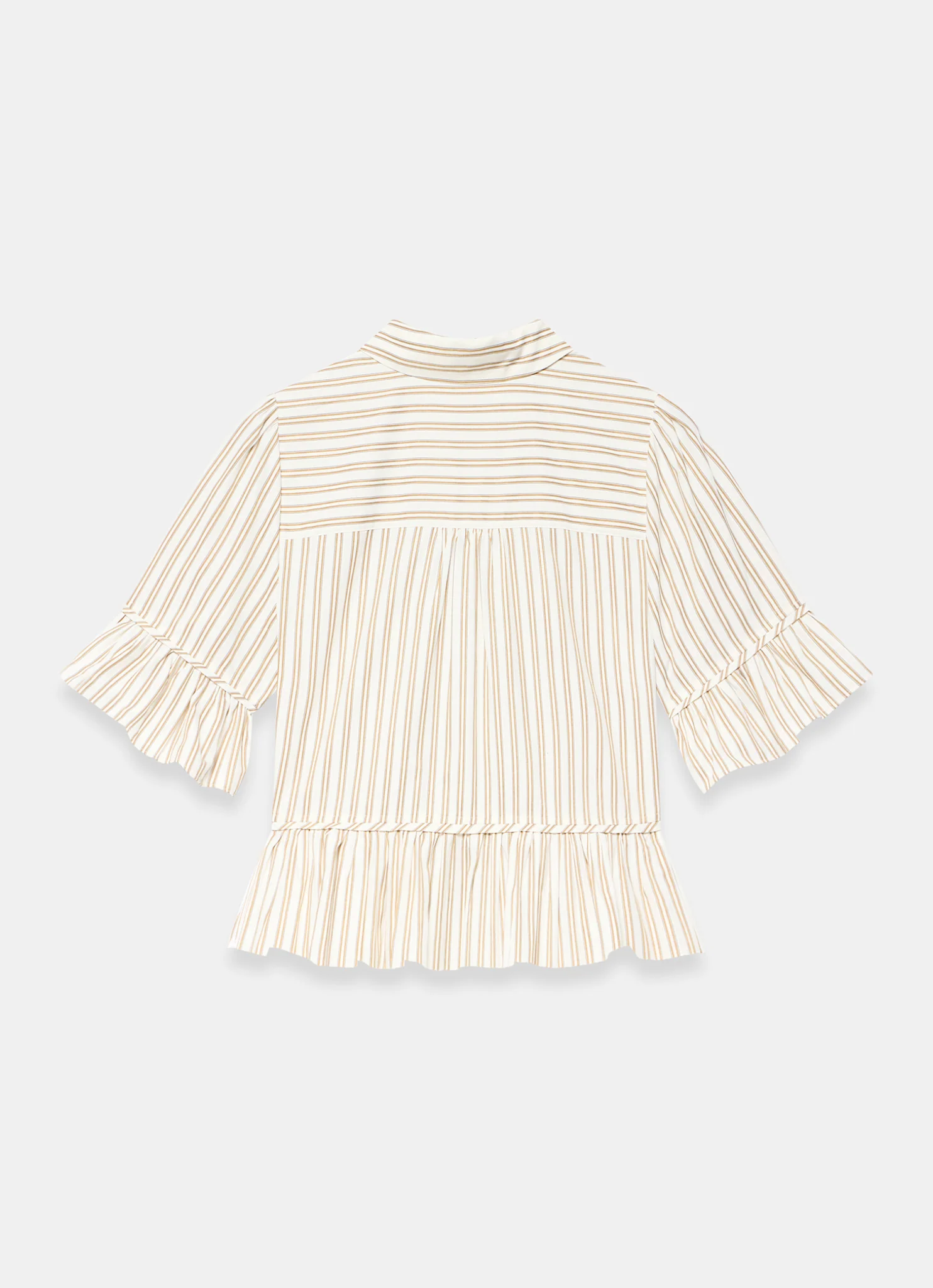 6406-neutral-striped-ruffle-trim-shirt-8.webp Neutral Striped Ruffle Trim Shirt