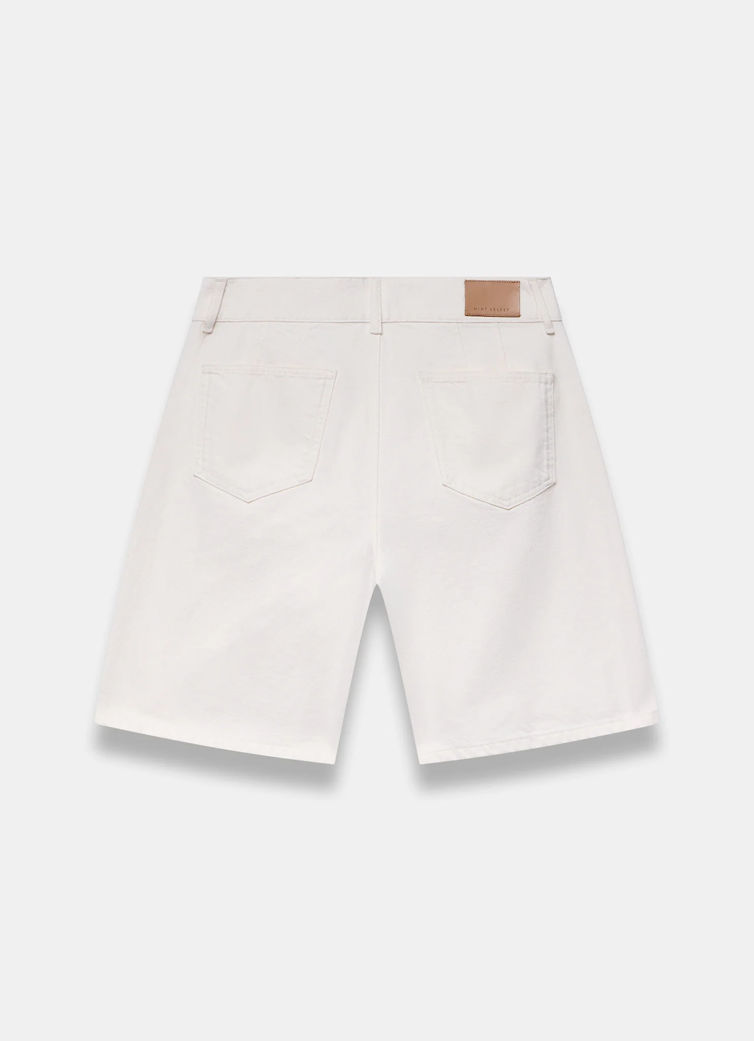 6424-cream-denim-mid-length-shorts-7.webp Cream Denim Mid Length Shorts