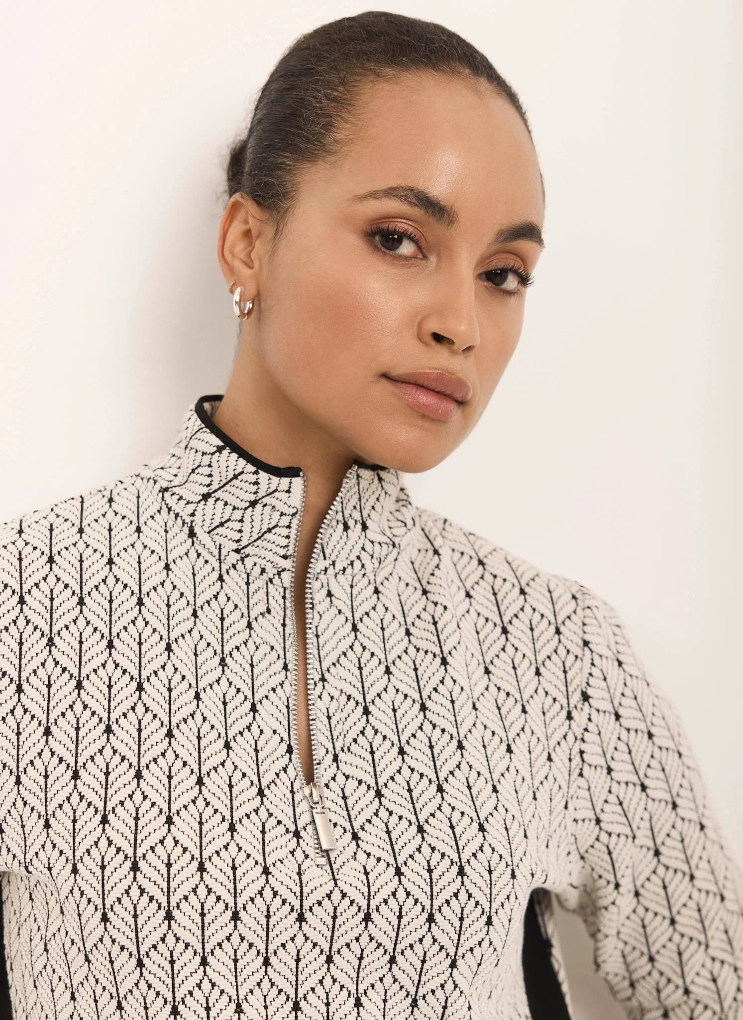 6452-black-jacquard-zip-top-3.webp Black Jacquard Zip Top