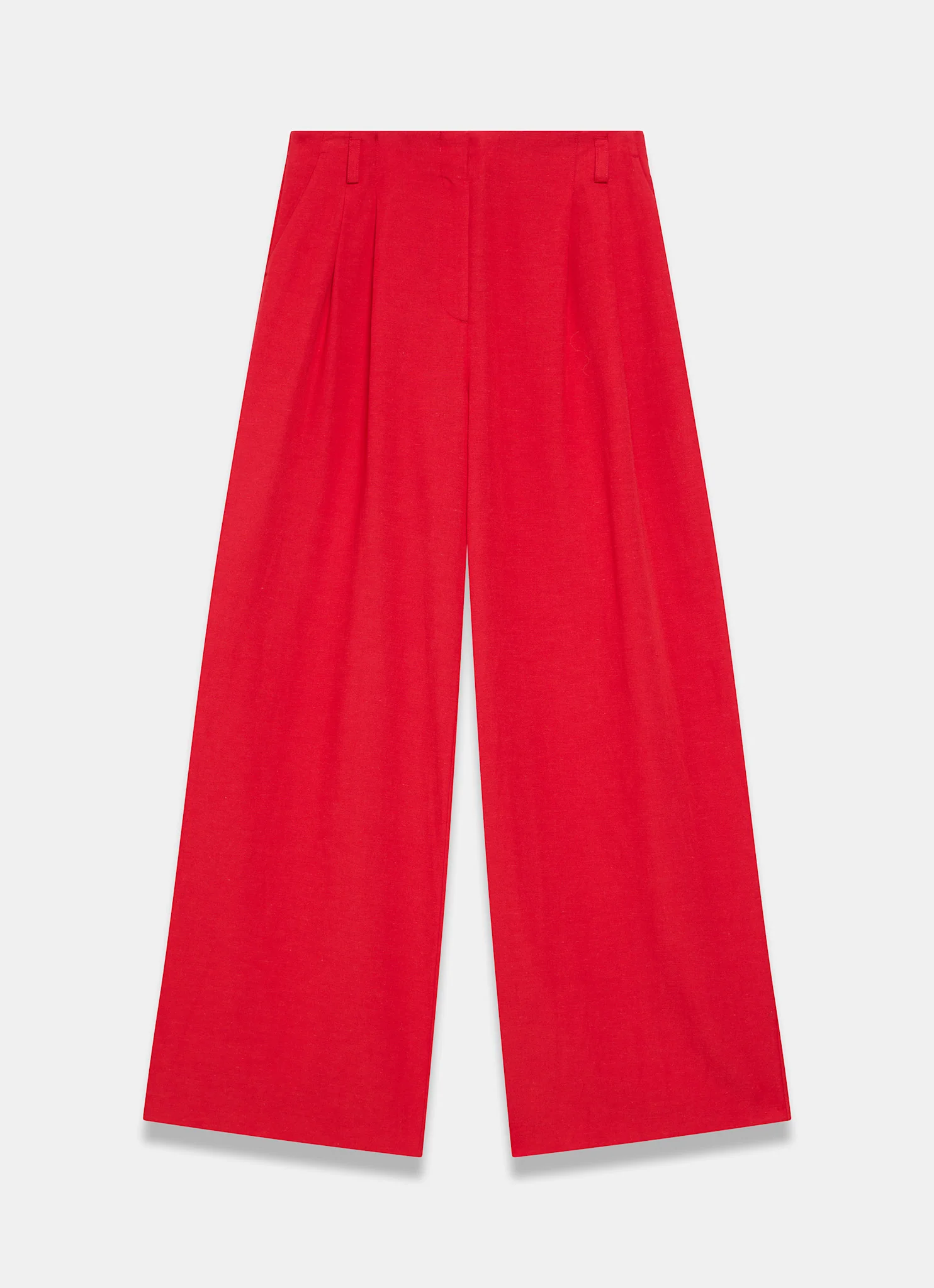 6480-red-pleated-wide-leg-trousers-7.webp Red Pleated Wide Leg Trousers
