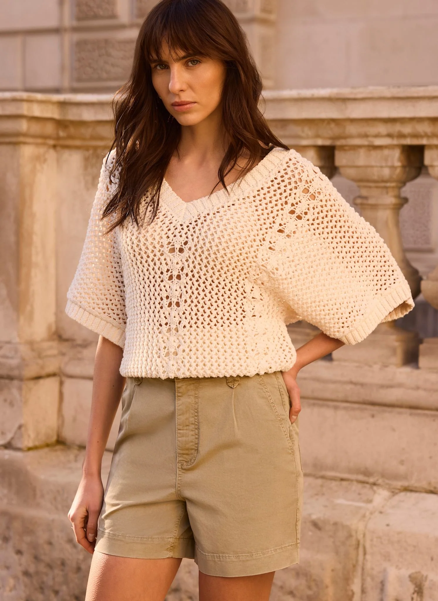658-cream-cotton-blend-knit-top-5.webp Cream Cotton Blend Knit Top