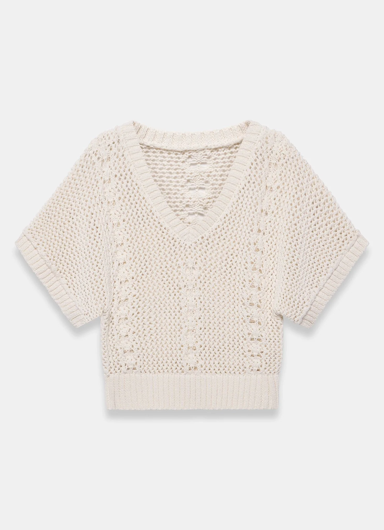 658-cream-cotton-blend-knit-top-6.webp Cream Cotton Blend Knit Top
