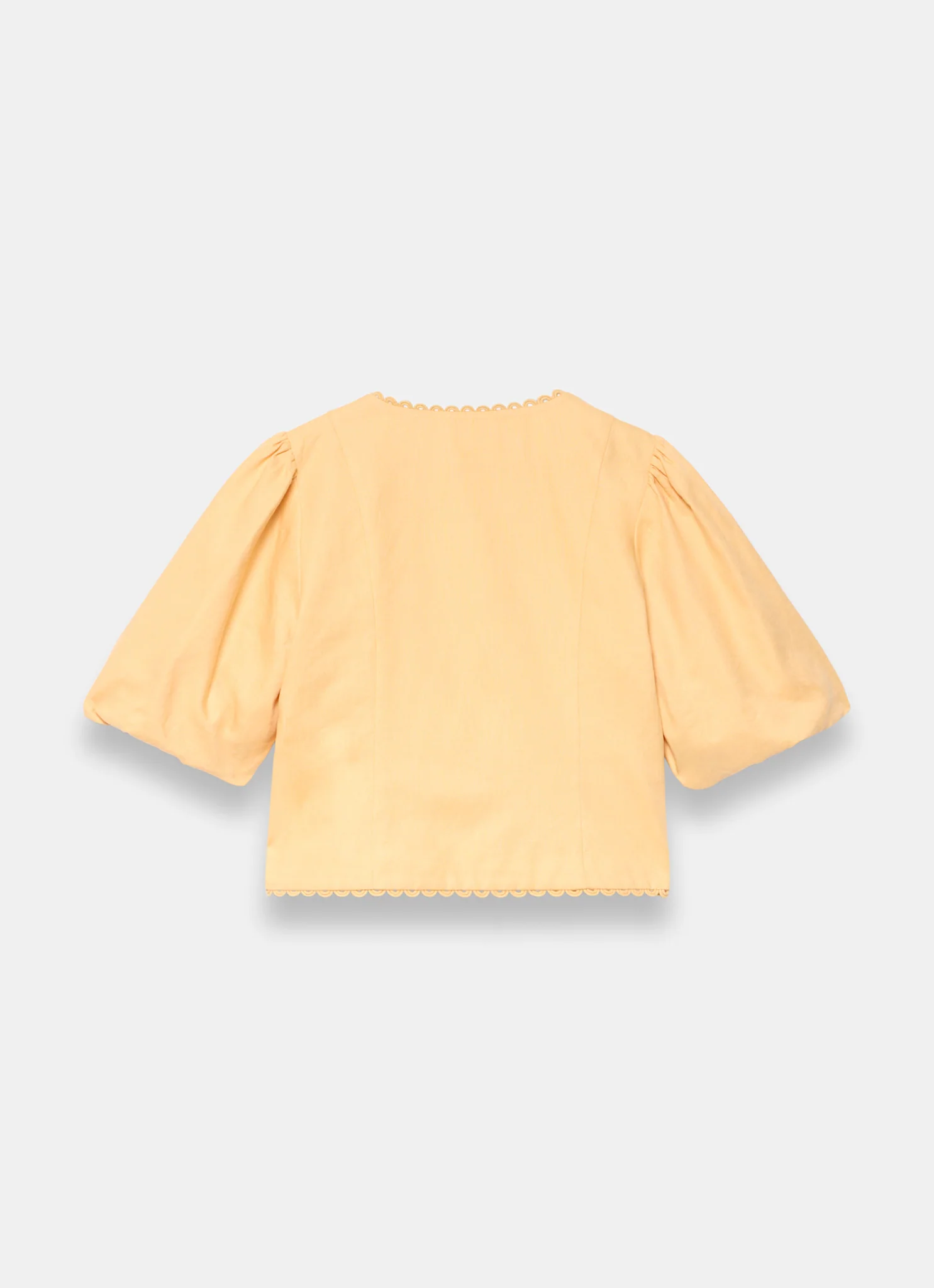 6666-yellow-linen-puff-sleeve-top-7.webp Yellow Linen Puff Sleeve Top