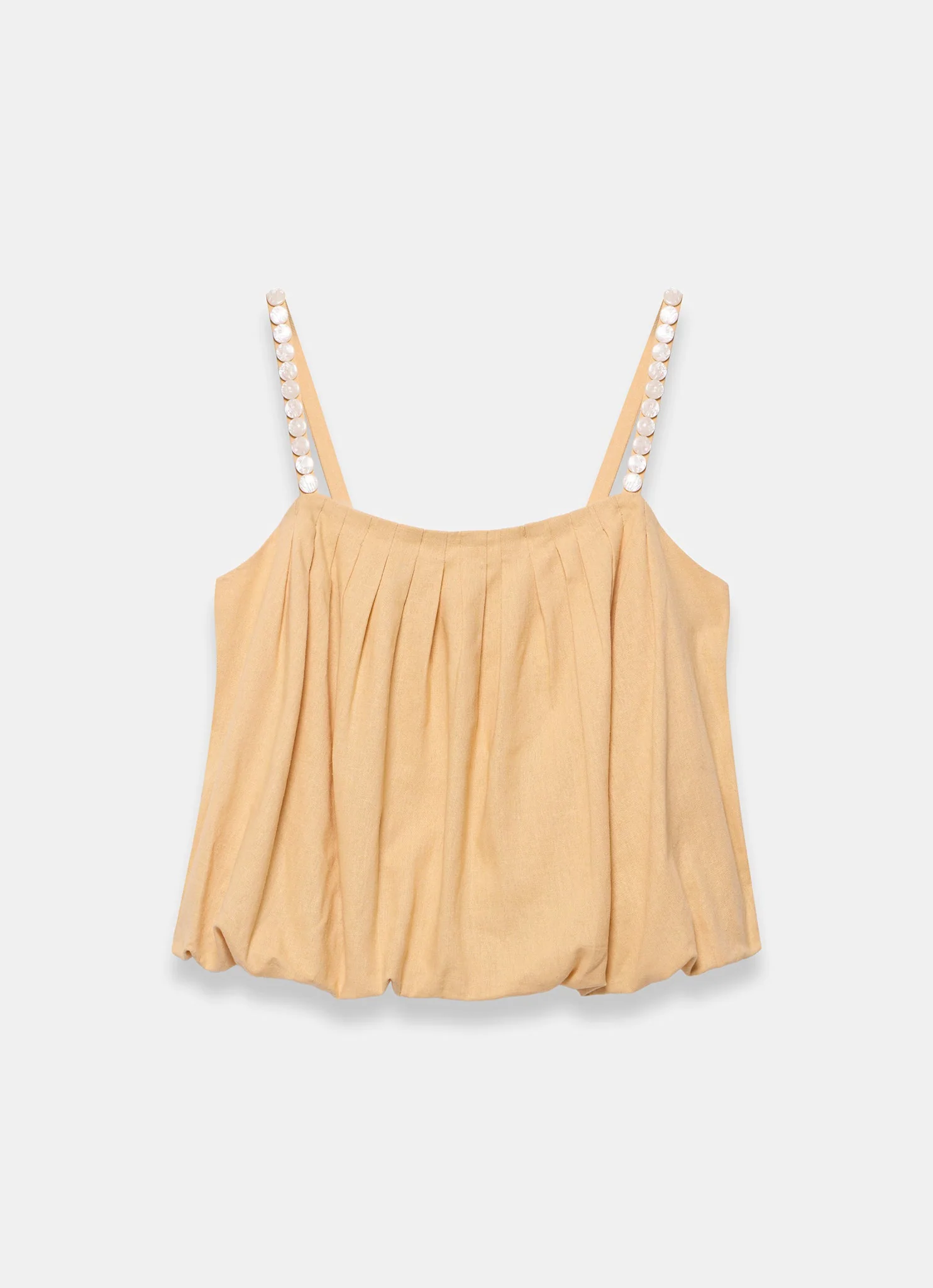 6680-yellow-linen-blend-bubble-top-6.webp Yellow Linen Blend Bubble Top