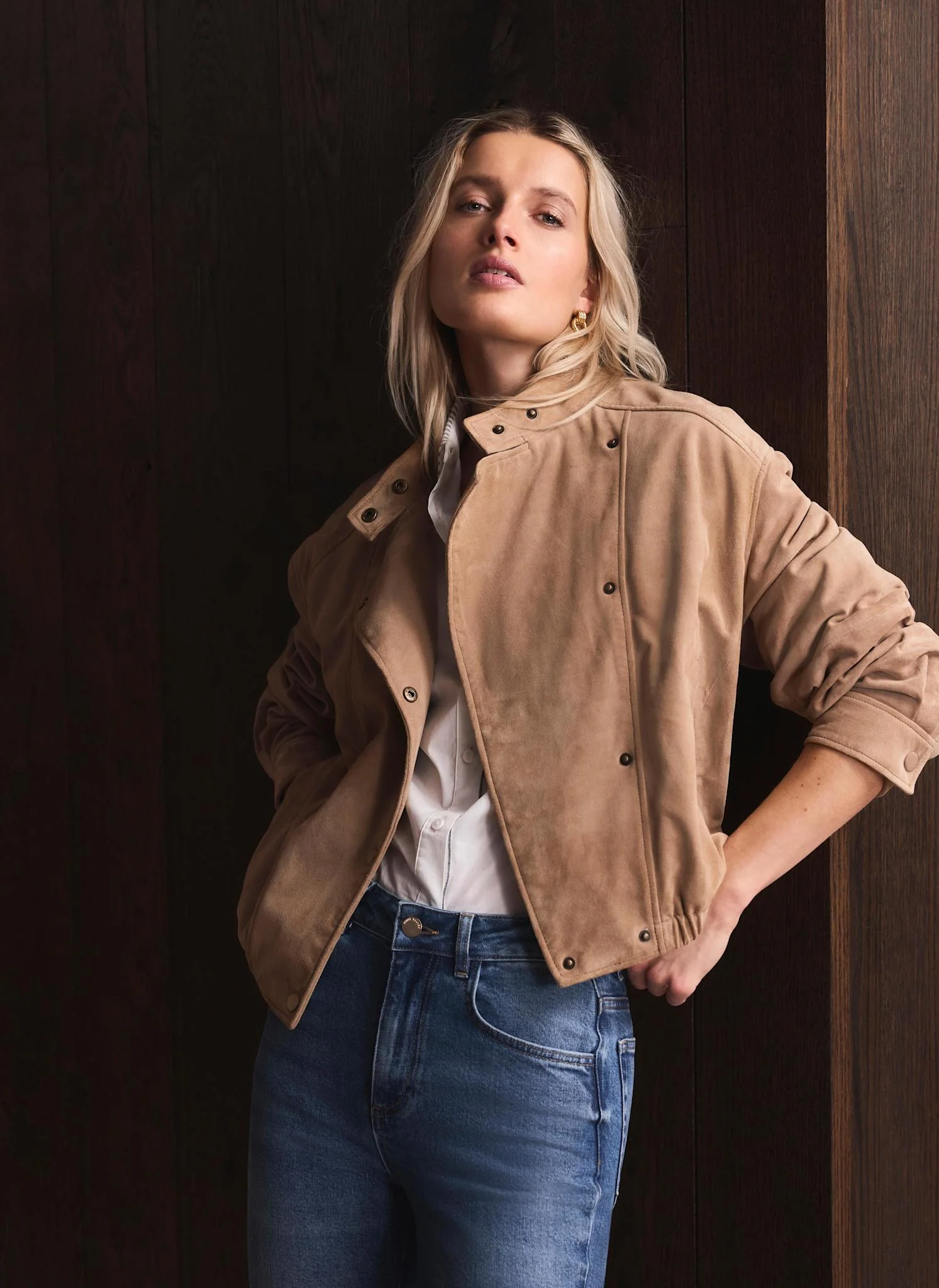 6770-neutral-suede-cropped-pilot-bomber-jacket-2.webp Neutral Suede Cropped Pilot Bomber Jacket