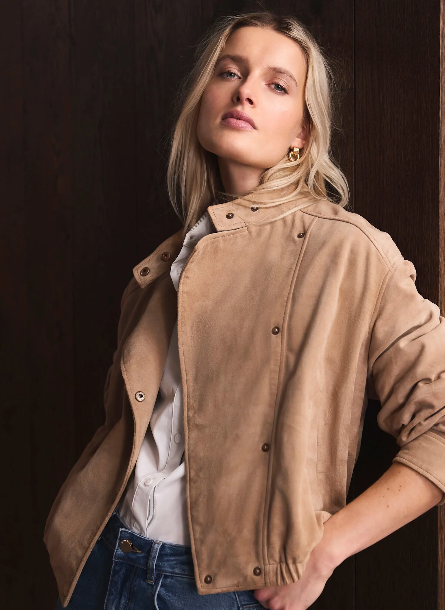 6770-neutral-suede-cropped-pilot-bomber-jacket-6.webp Neutral Suede Cropped Pilot Bomber Jacket