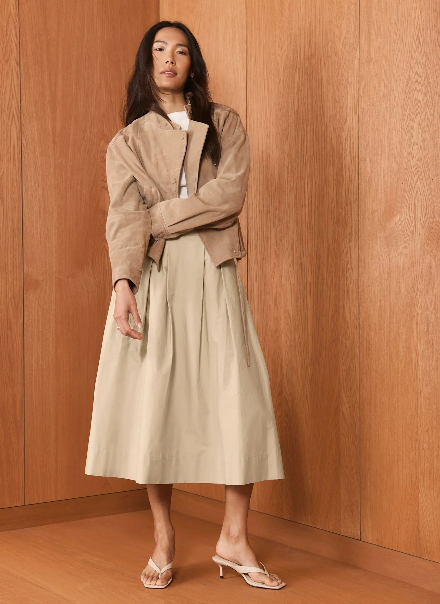 6824-neutral-cotton-a-line-midi-skirt-3.webp Neutral Cotton A Line Midi Skirt