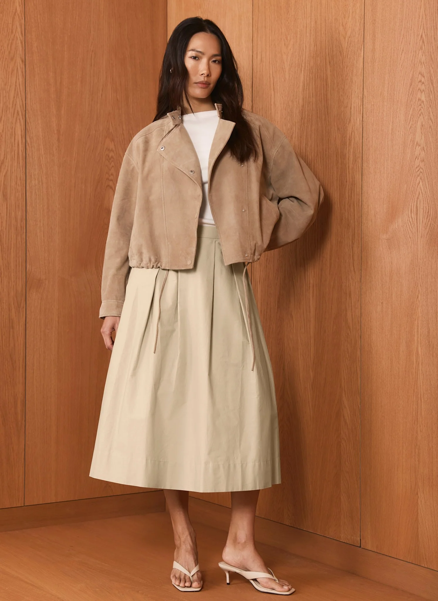 6824-neutral-cotton-a-line-midi-skirt-5.webp Neutral Cotton A Line Midi Skirt