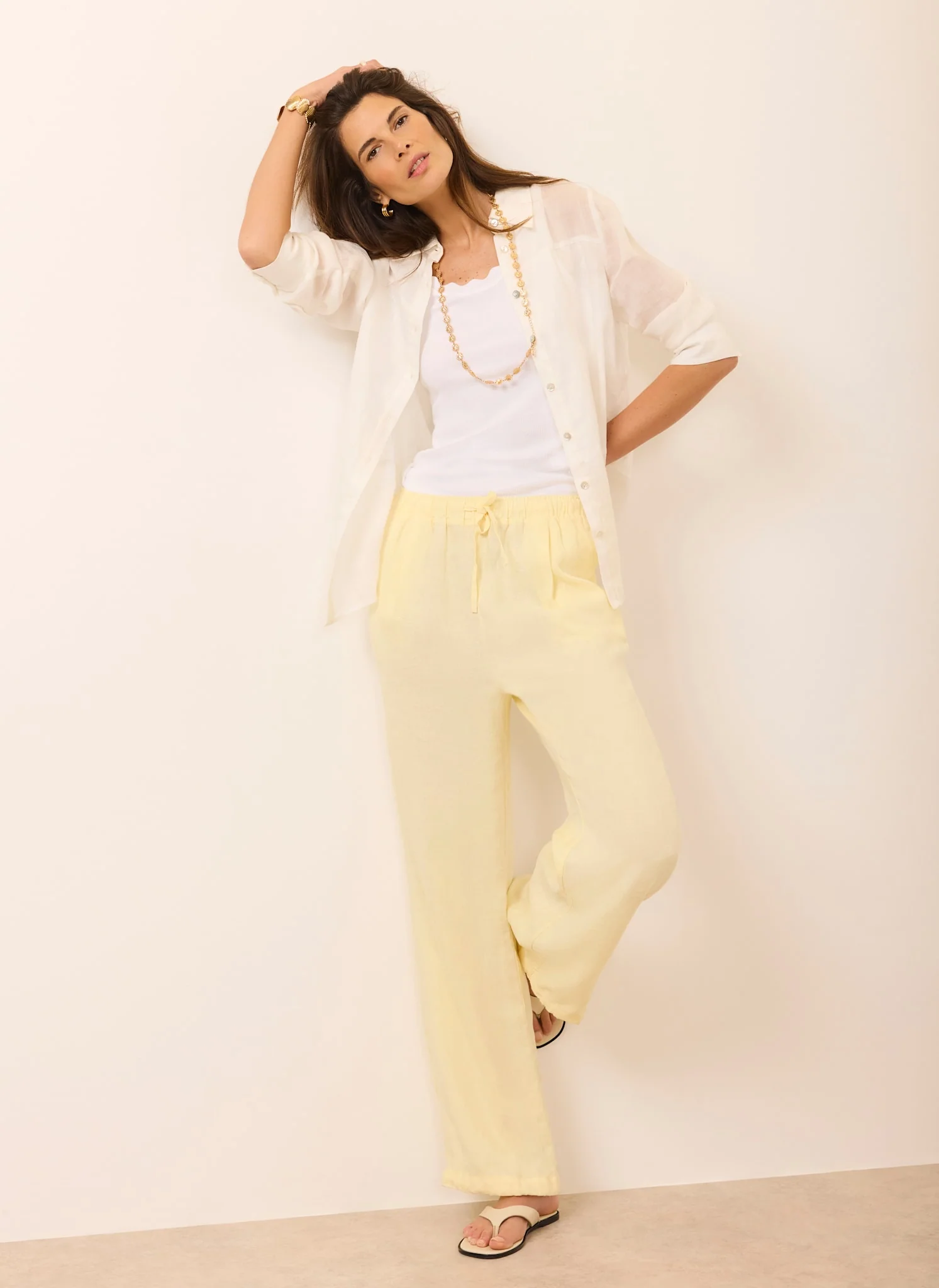 6958-yellow-linen-balloon-trousers-5.webp Yellow Linen Balloon Trousers