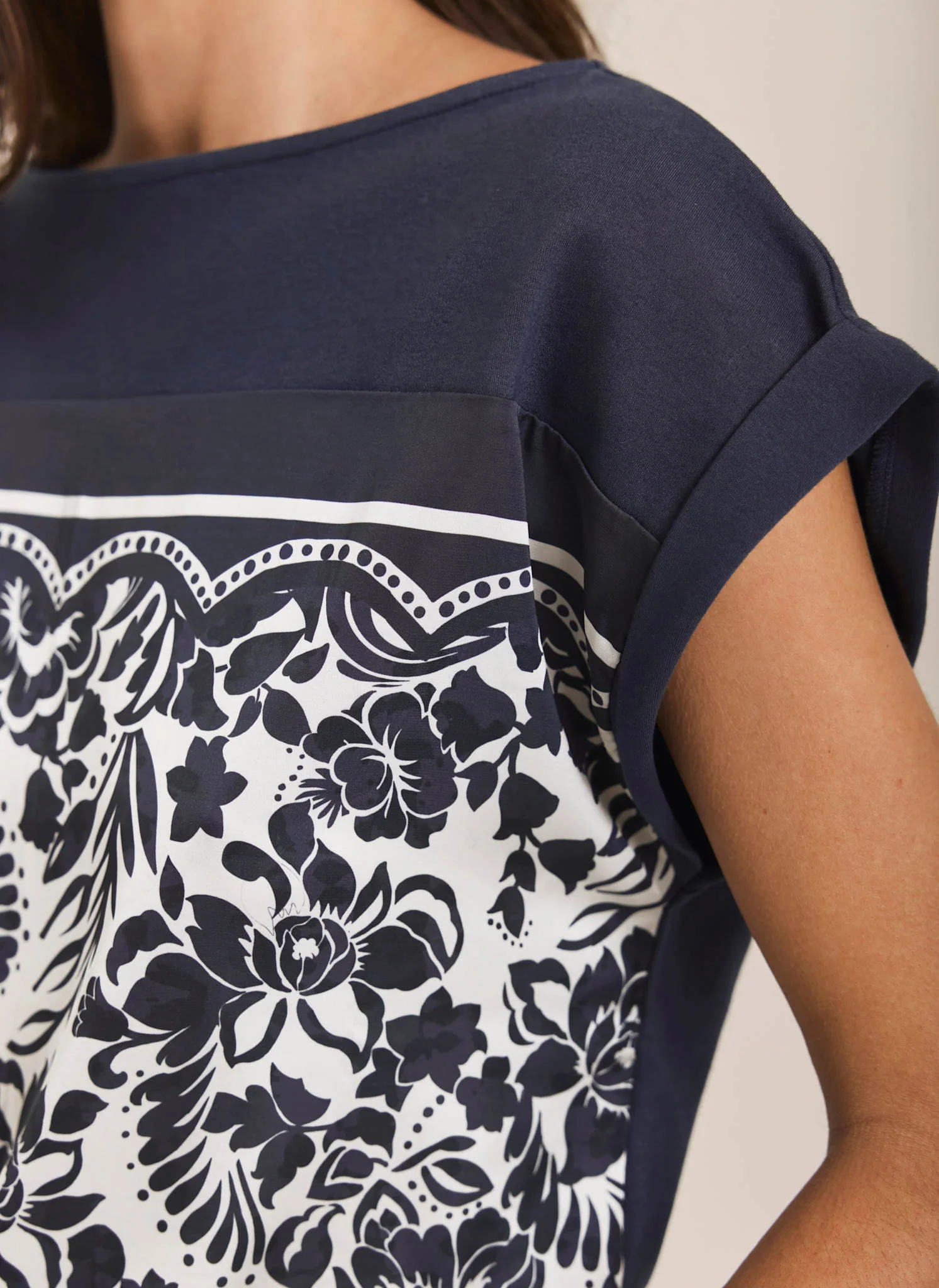 7048-navy-floral-print-top-4.webp Navy Floral Print Top