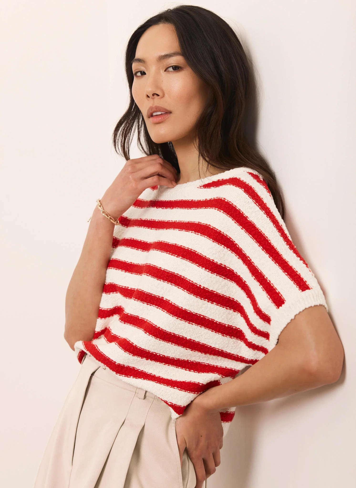 7070-red-striped-textured-knit-top-1.webp Red Striped Textured Knit Top