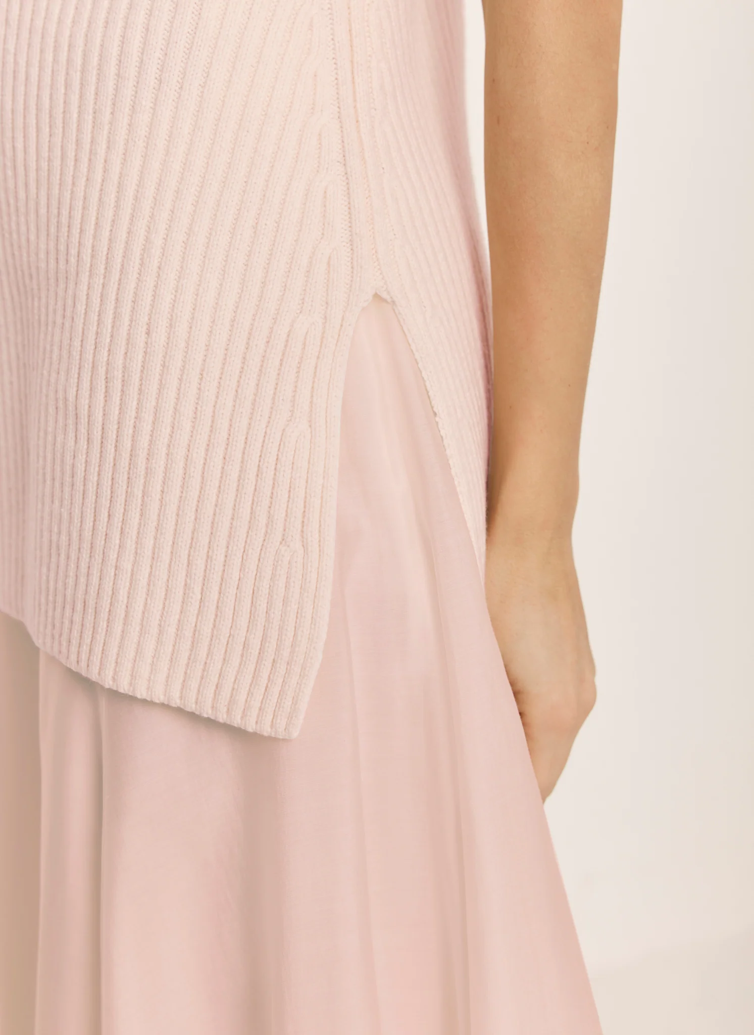7082-pink-wool-blend-longline-knit-top-4.webp Pink Wool Blend Longline Knit Top