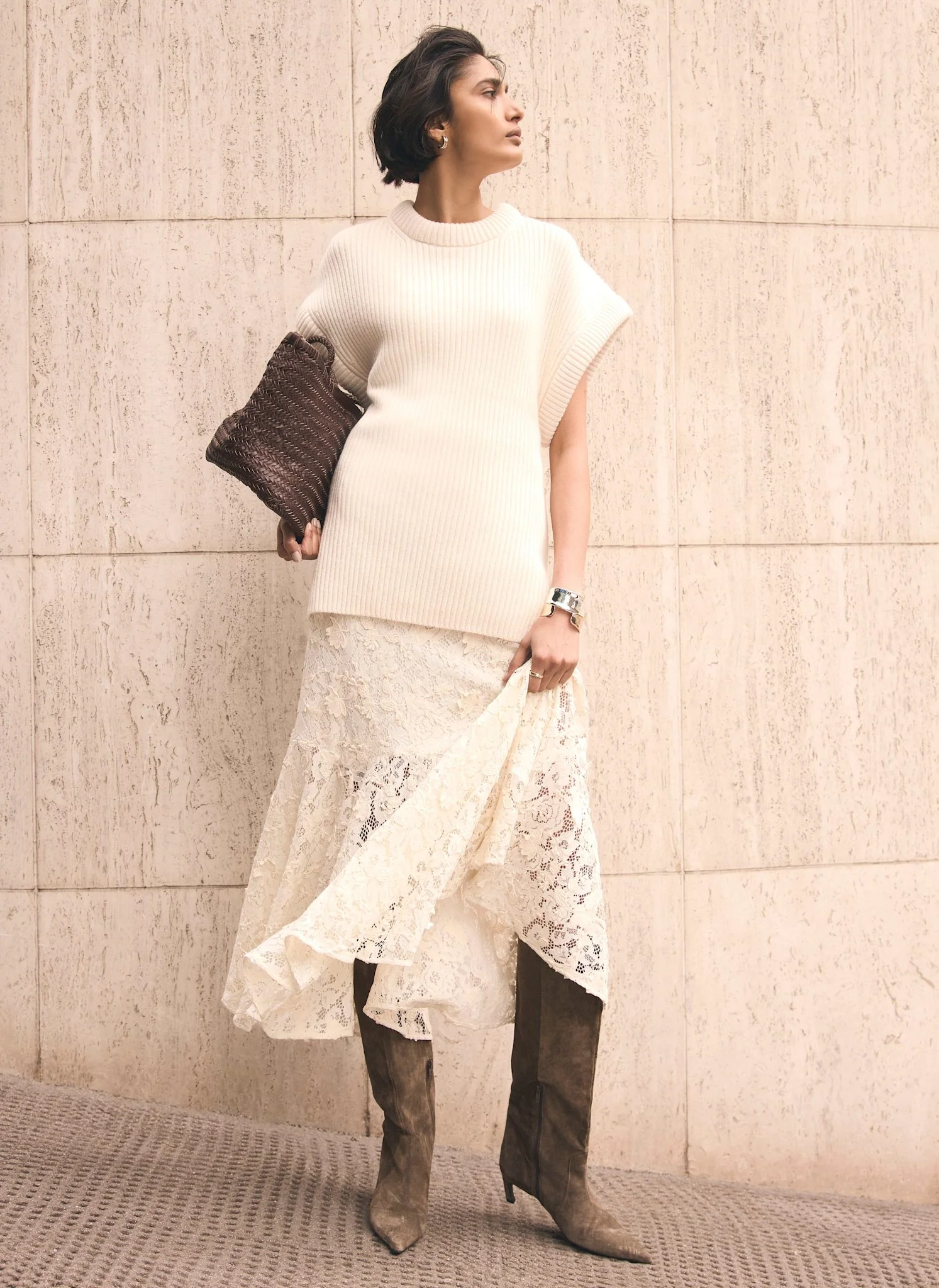 7088-cream-wool-blend-longline-knit-top-3.webp Cream Wool Blend Longline Knit Top