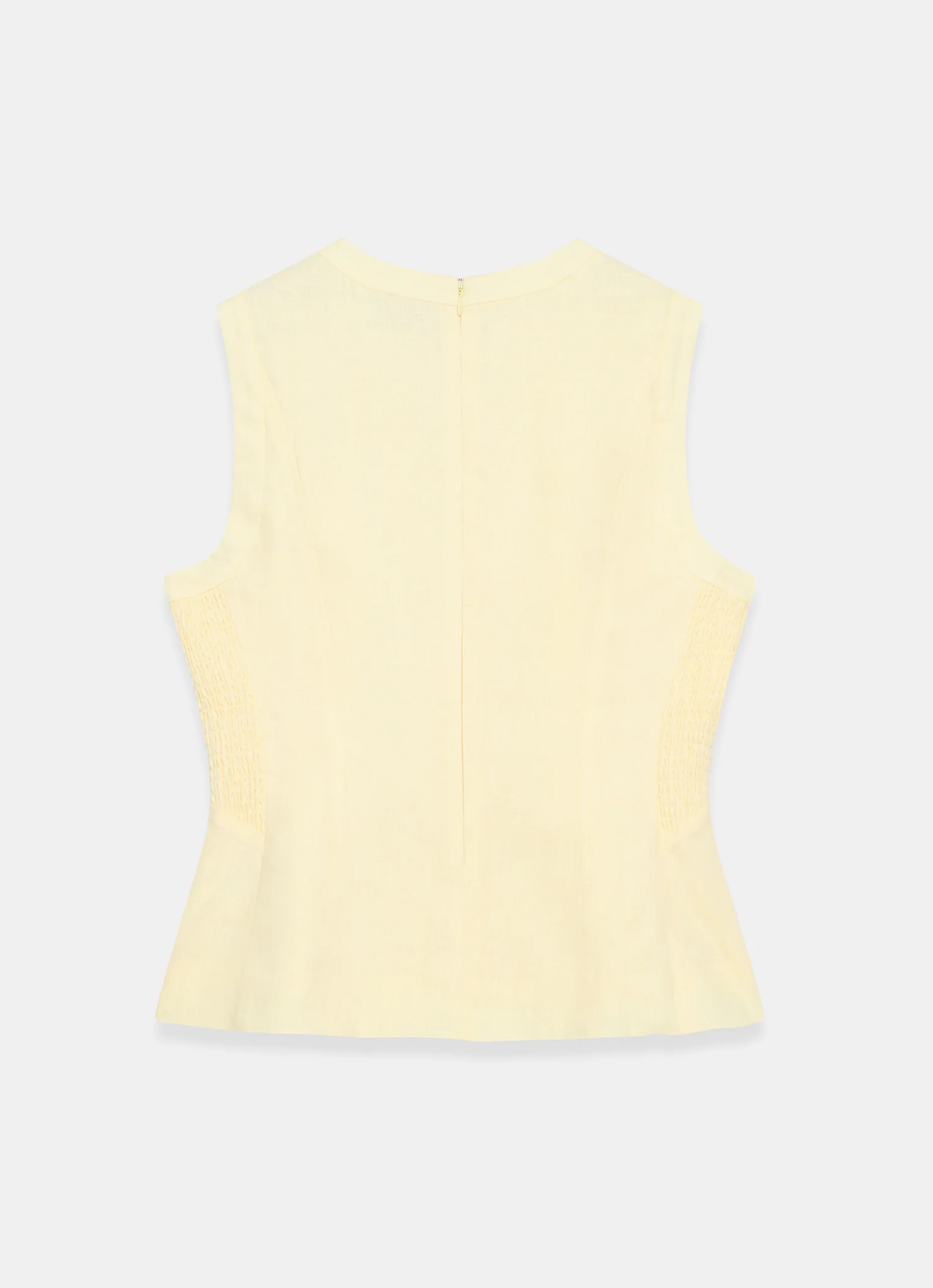 7144-yellow-linen-shirred-top-8.webp Yellow Linen Shirred Top