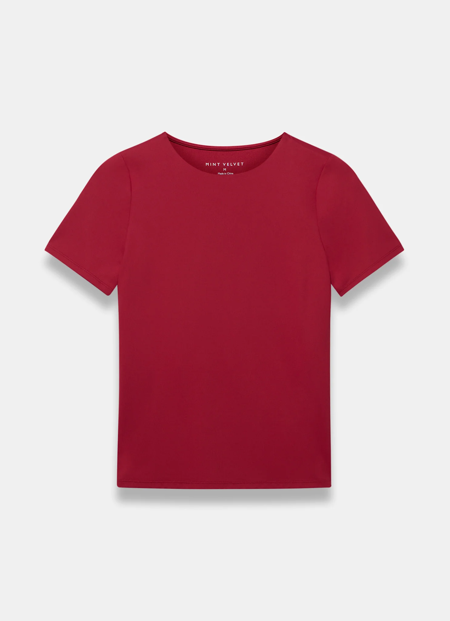 7158-red-short-sleeve-layering-top-6.webp Red Short Sleeve Layering Top