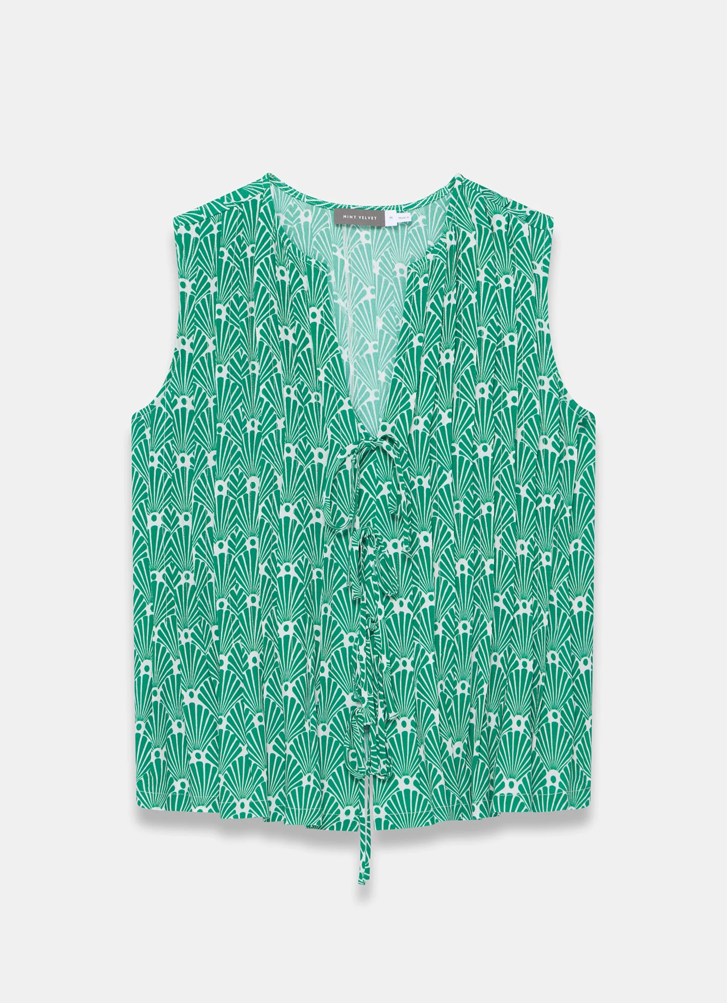 722-green-shell-print-pintuck-top-5.webp Green Shell Print Pintuck Top