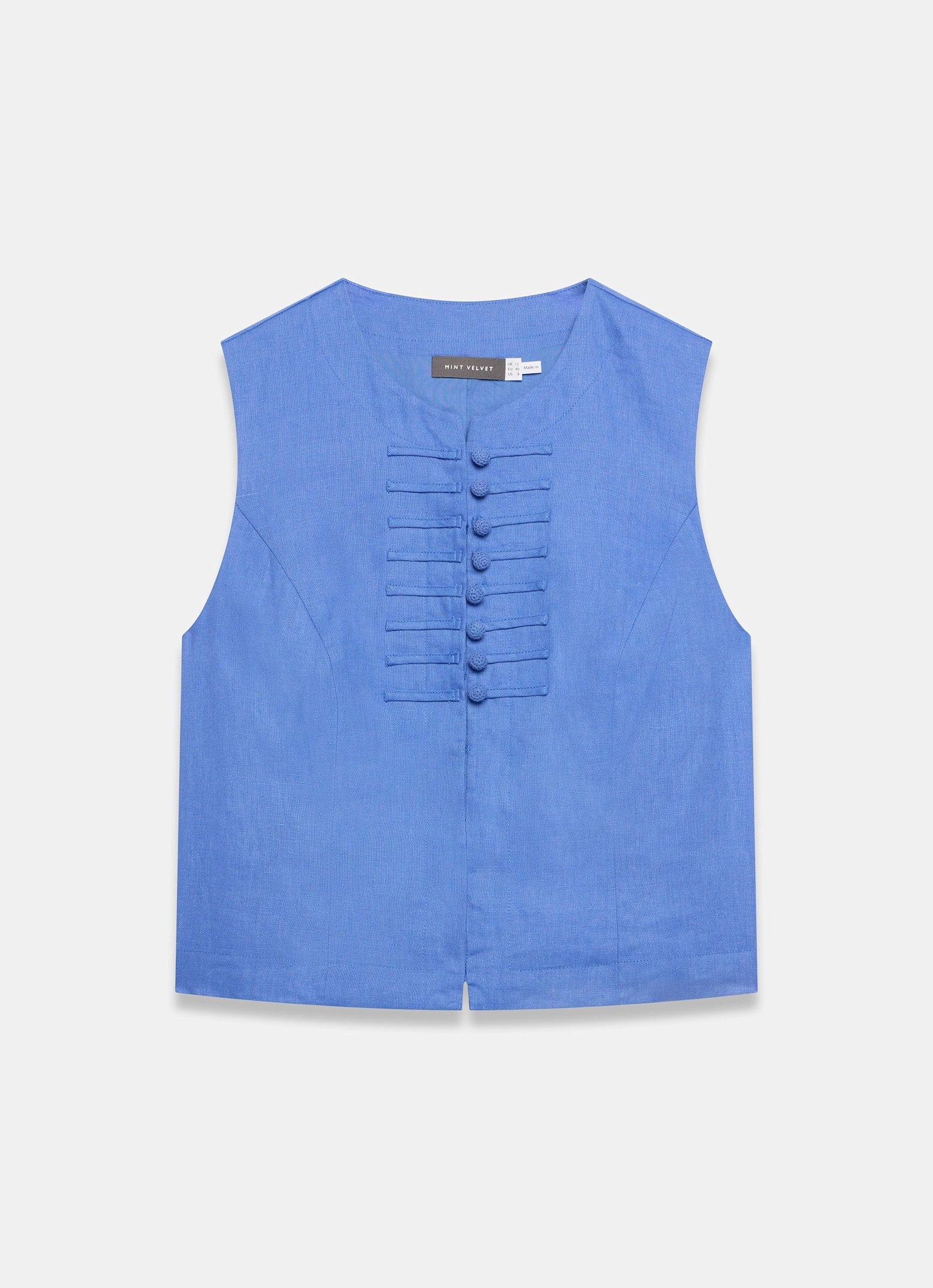 7226-blue-linen-military-detail-top-6.jpg Blue Linen Military Detail Top