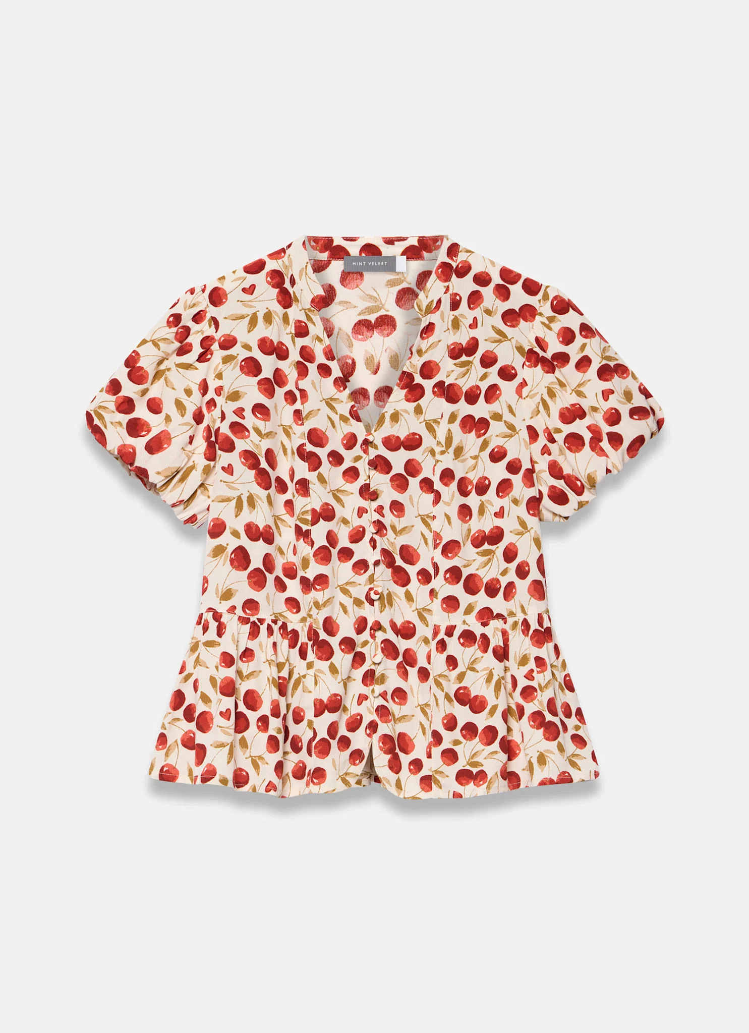 7234-red-cherry-print-puff-sleeve-top-7.webp Red Cherry Print Puff Sleeve Top