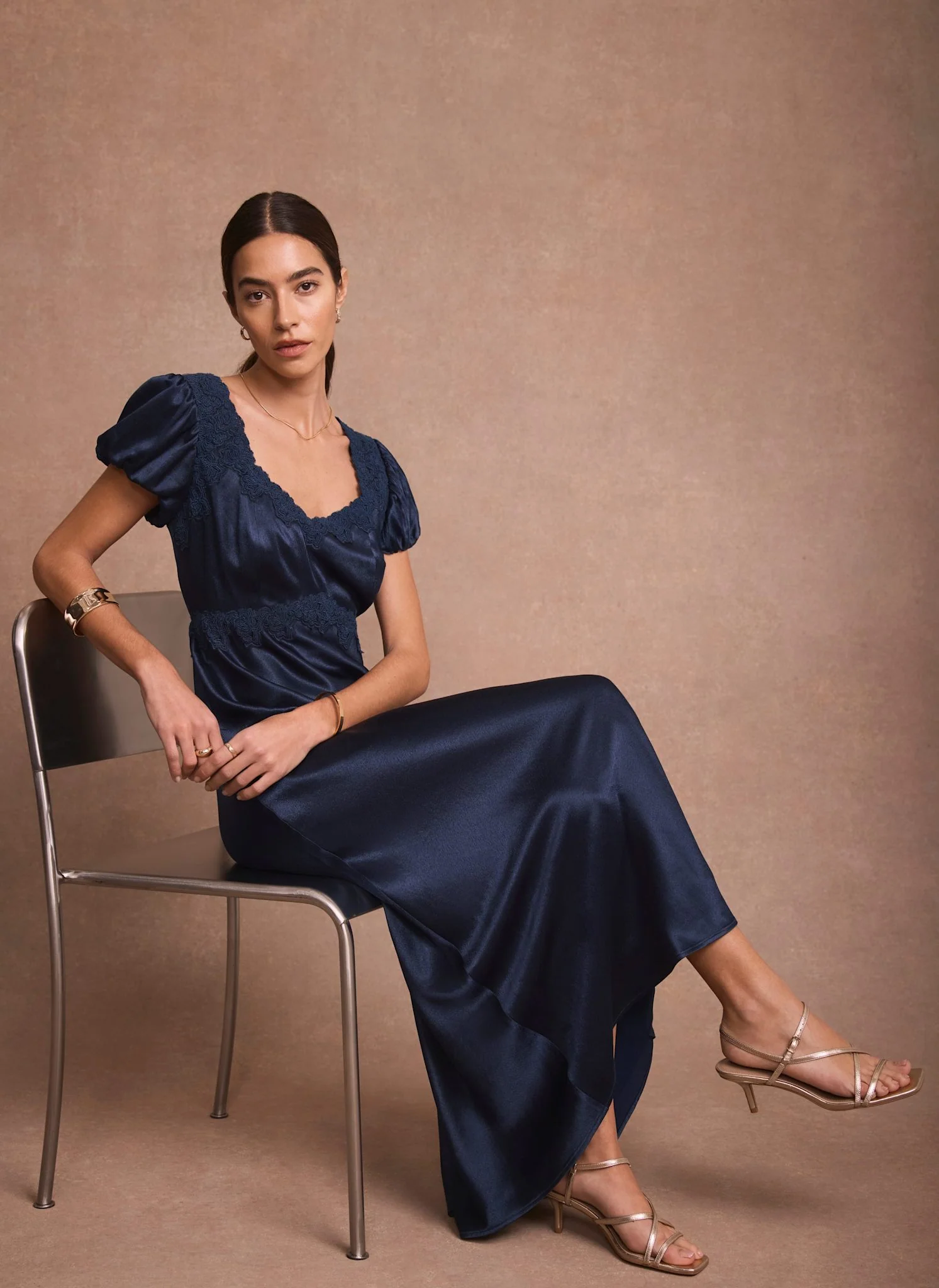 7302-navy-lace-detail-satin-midi-dress-5.webp Navy Lace Detail Satin Midi Dress